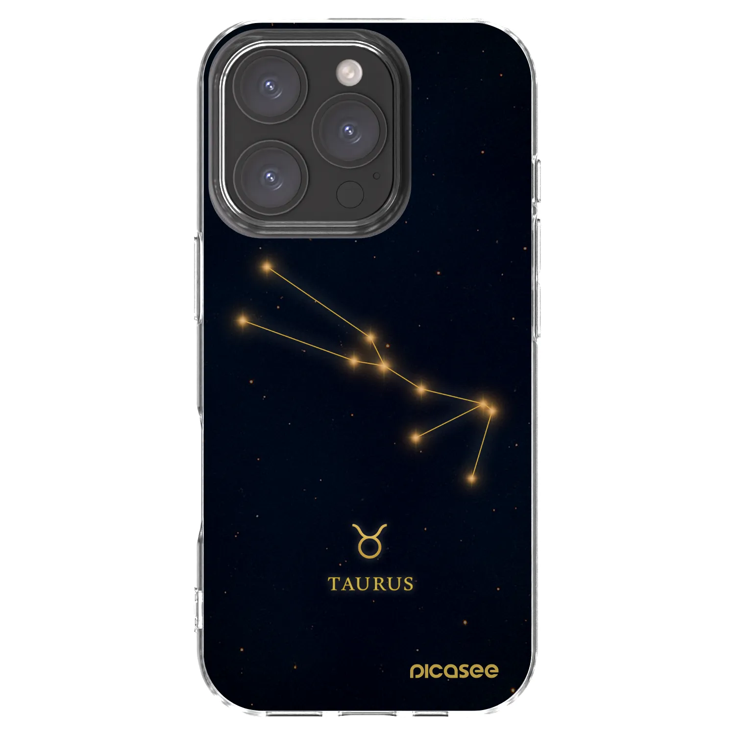 Picasee διαφανής θήκη σιλικόνης Apple iPhone 16 Pro - TAURUS