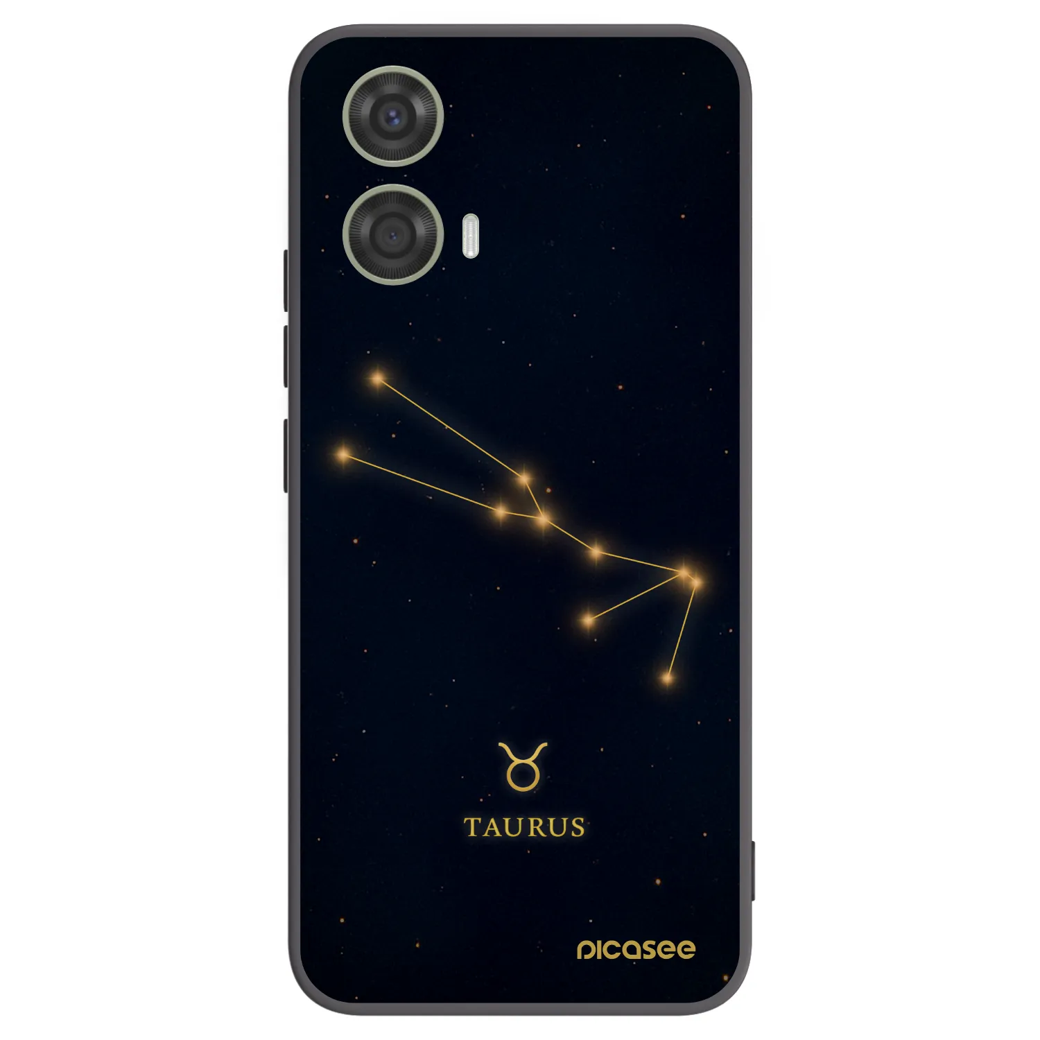Picasee Μαύρη θήκη σιλικόνης για Motorola Moto G24 - TAURUS