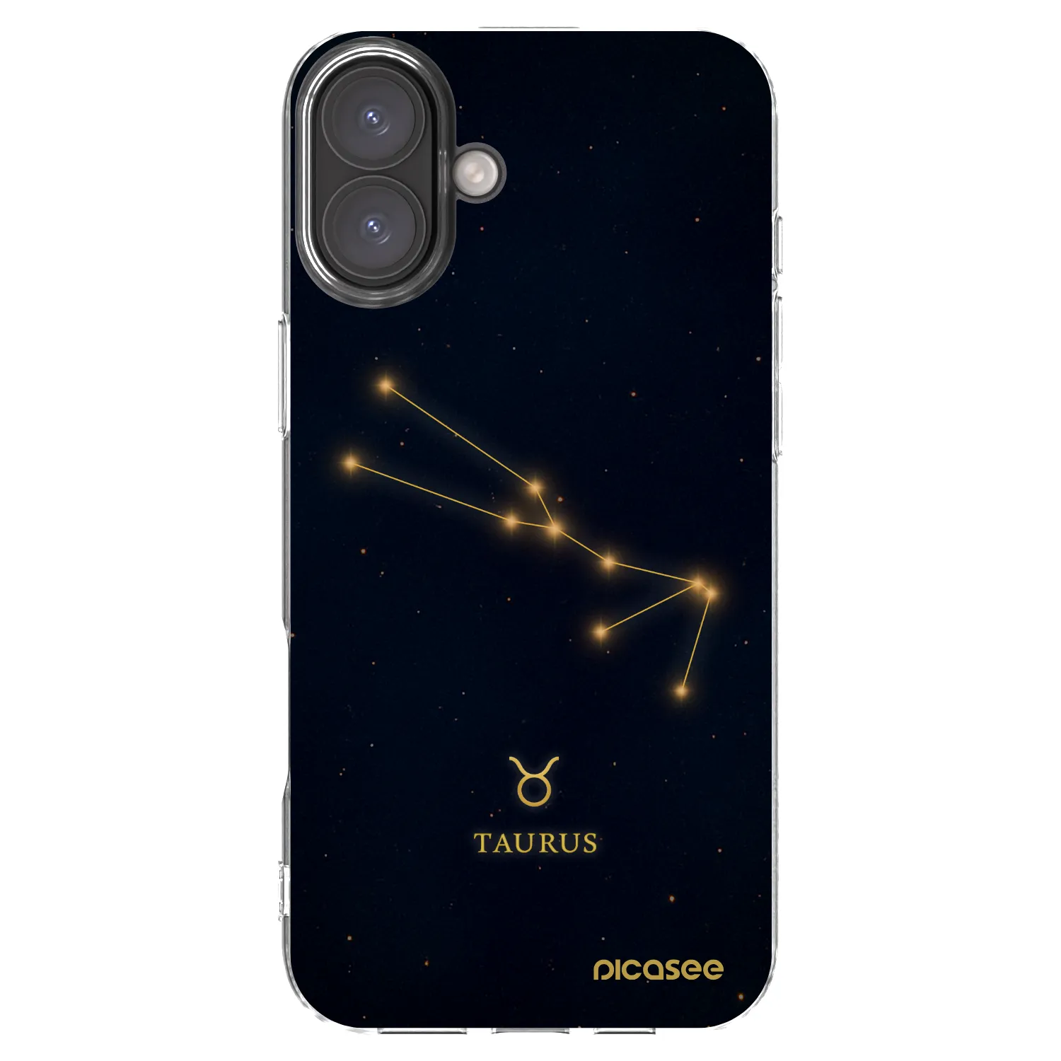 Picasee διαφανής θήκη σιλικόνης Apple iPhone 16 Plus - TAURUS