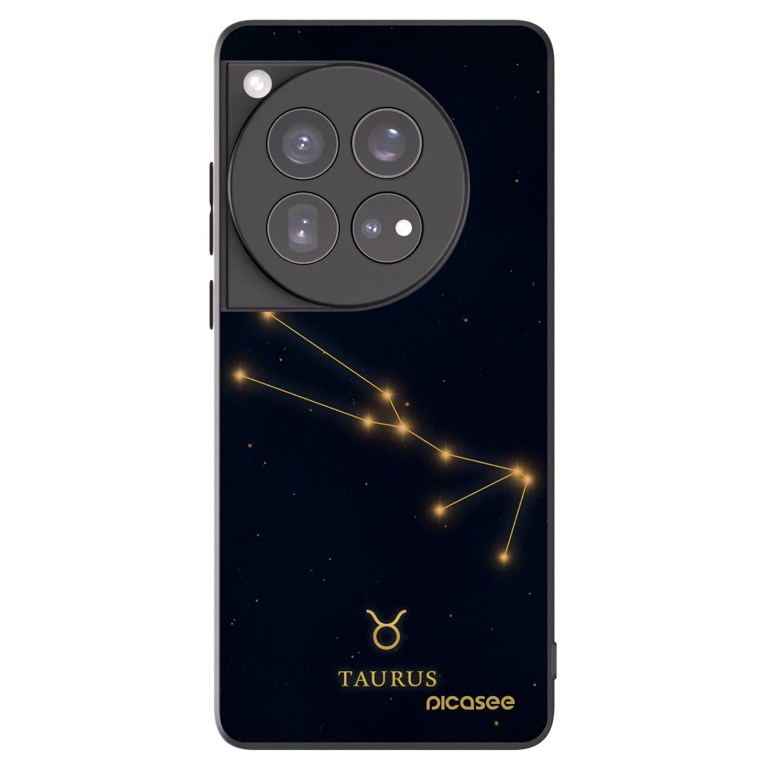 Picasee Μαύρη θήκη σιλικόνης για OnePlus 12 5G - TAURUS