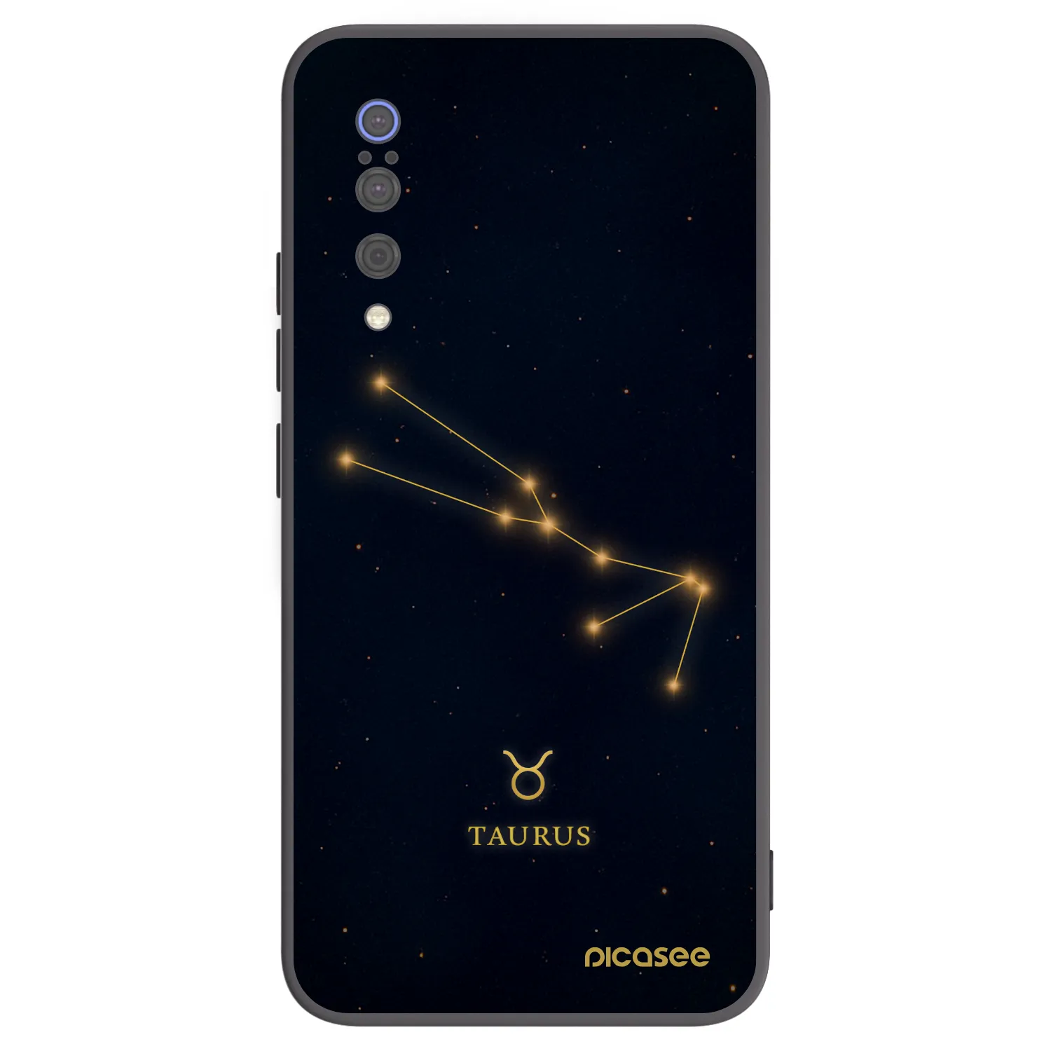 Picasee Μαύρη θήκη σιλικόνης για Xiaomi Mi 9 - TAURUS