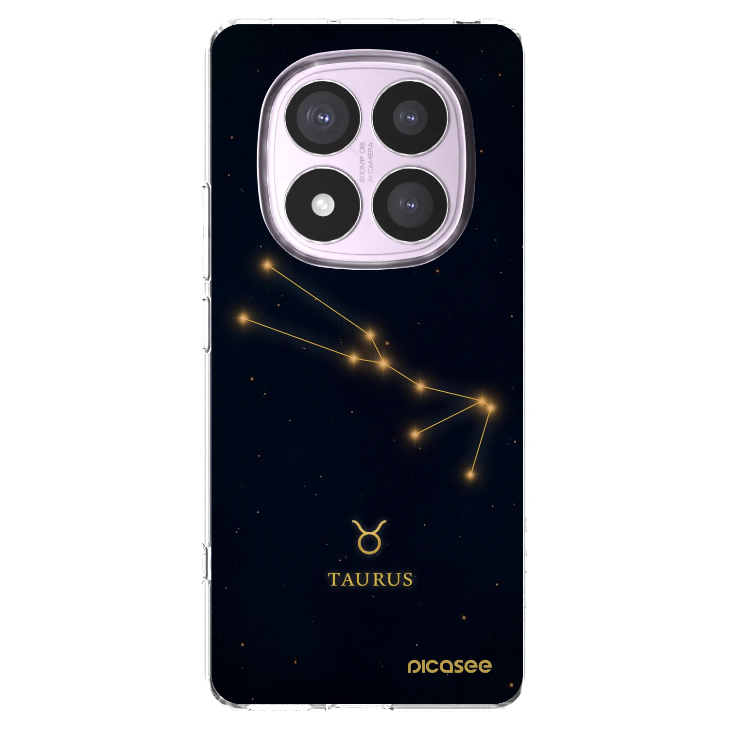 Picasee διαφανής θήκη σιλικόνης Xiaomi Redmi Note 14 Pro 5G - TAURUS