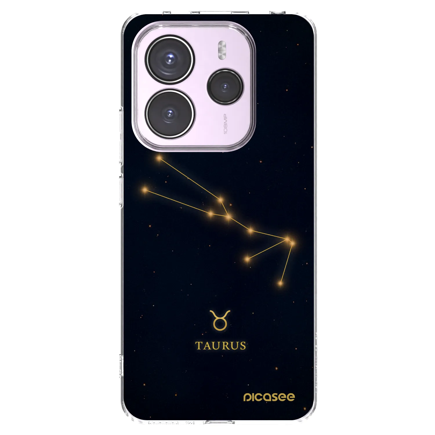 Picasee διαφανής θήκη σιλικόνης Xiaomi Redmi Note 14 5G - TAURUS