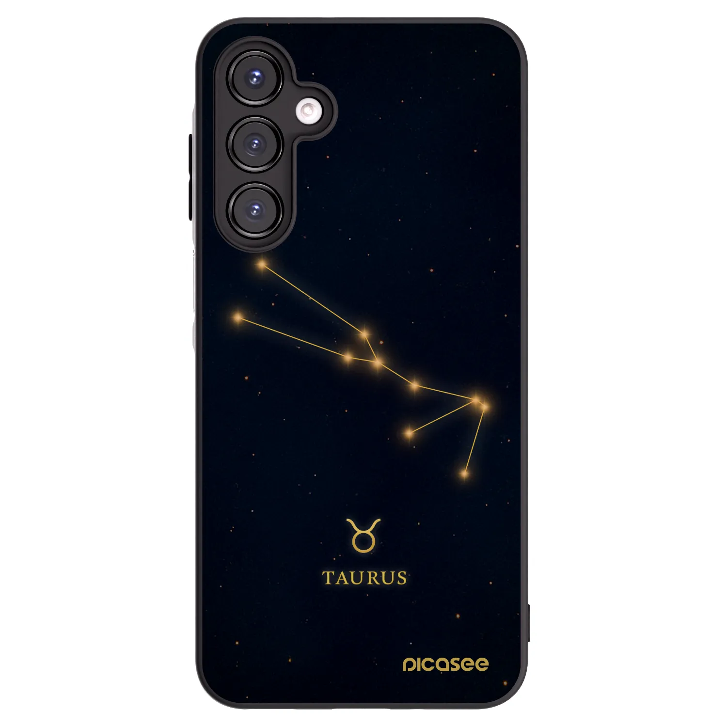 Picasee Μαύρη θήκη σιλικόνης για Samsung Galaxy A16 5G - TAURUS