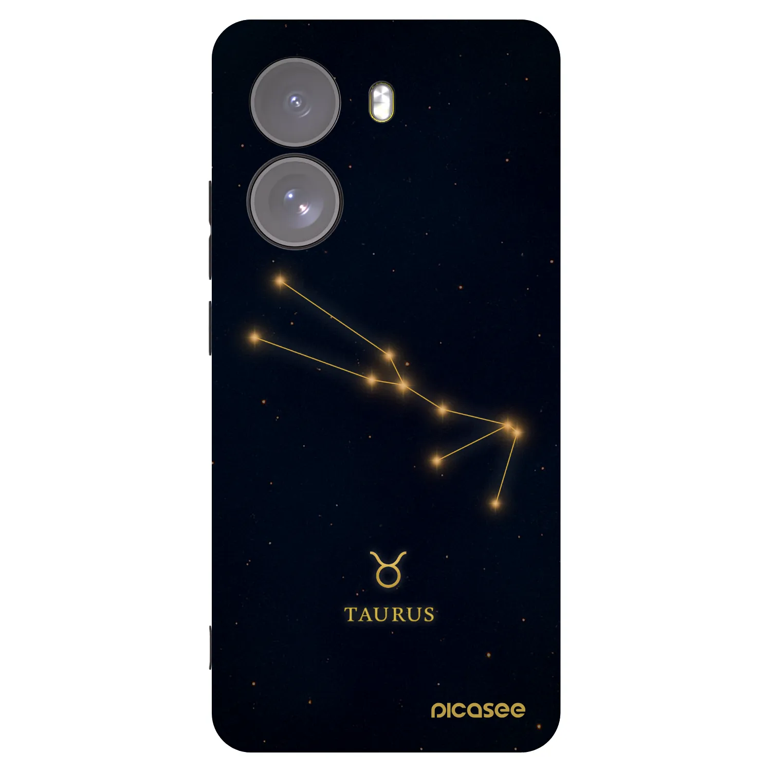 Picasee Μαύρη θήκη σιλικόνης για Xiaomi Poco X7 - TAURUS