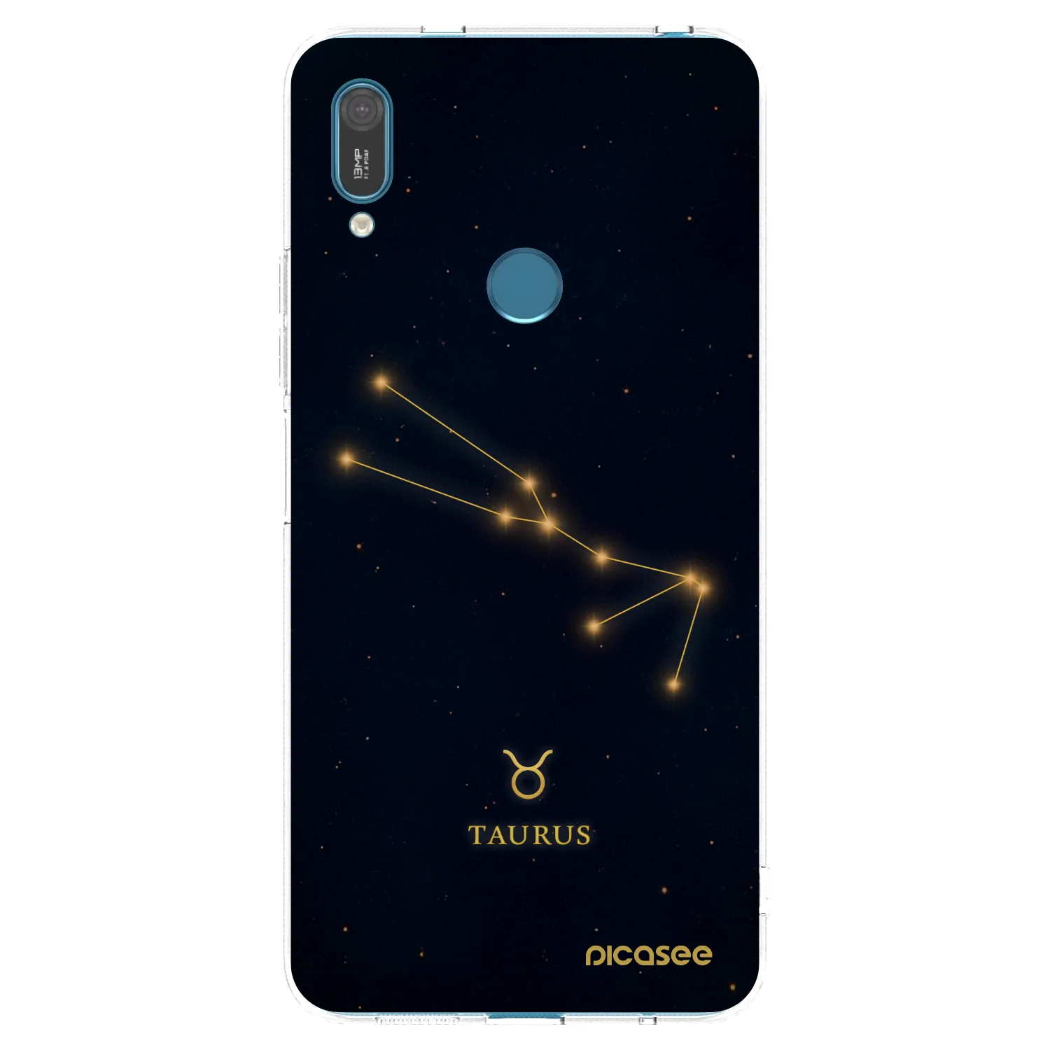 Picasee διαφανής θήκη σιλικόνης Huawei Y7 2019 - TAURUS