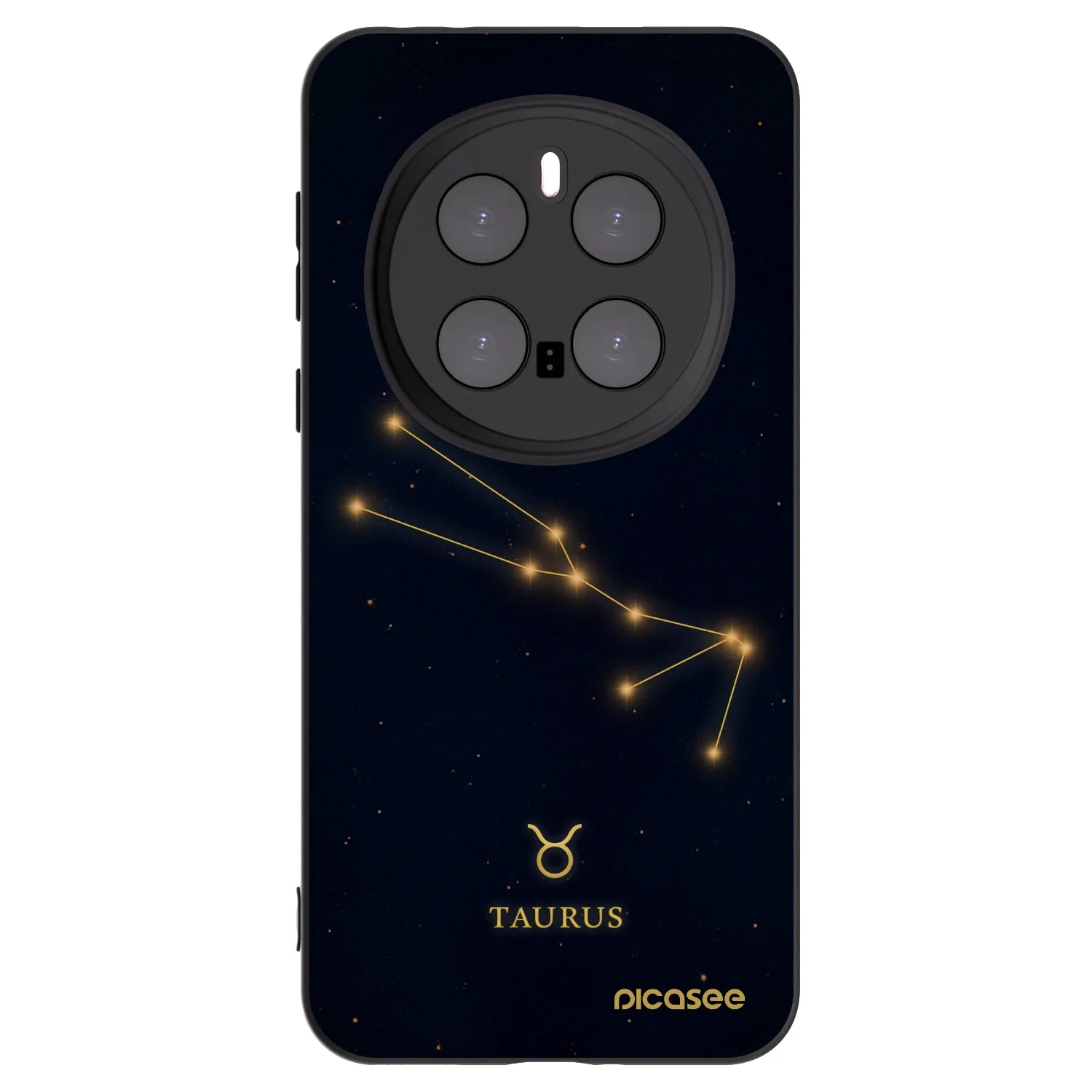 Picasee Μαύρη θήκη σιλικόνης για Honor Magic7 Pro 5G - TAURUS
