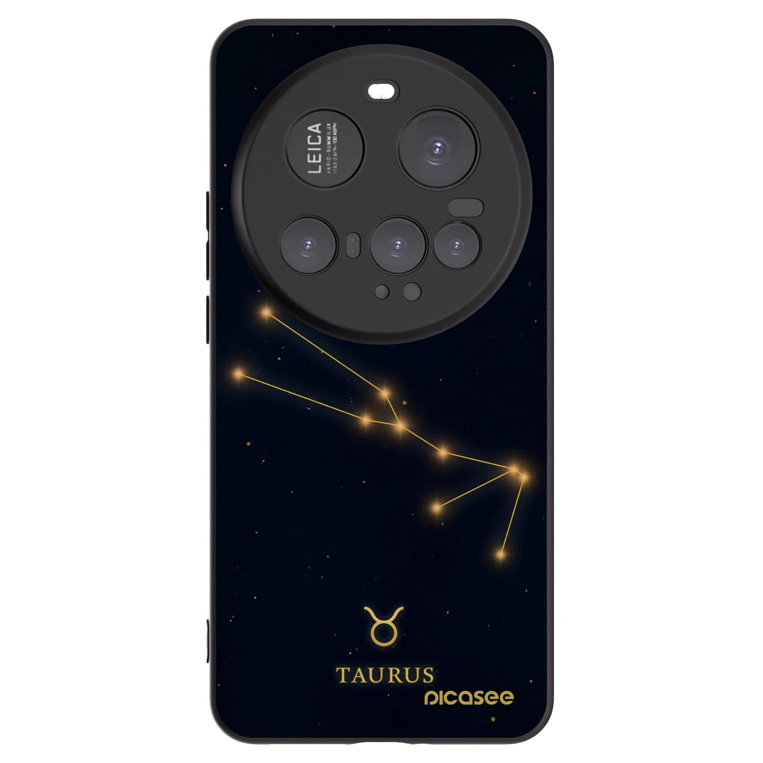 Picasee Μαύρη θήκη σιλικόνης για Xiaomi 15 Ultra - TAURUS