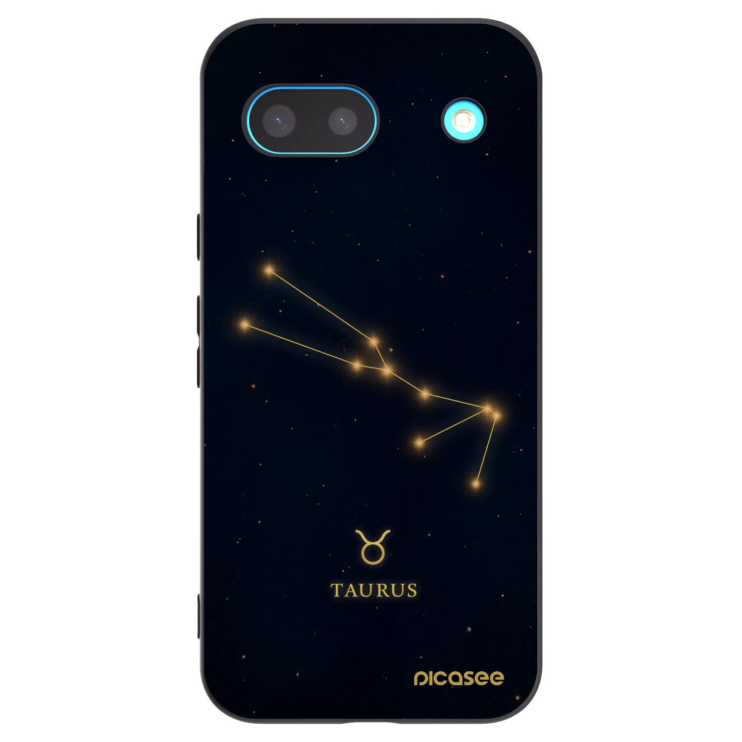 Picasee Μαύρη θήκη σιλικόνης για Google Pixel 8 - TAURUS