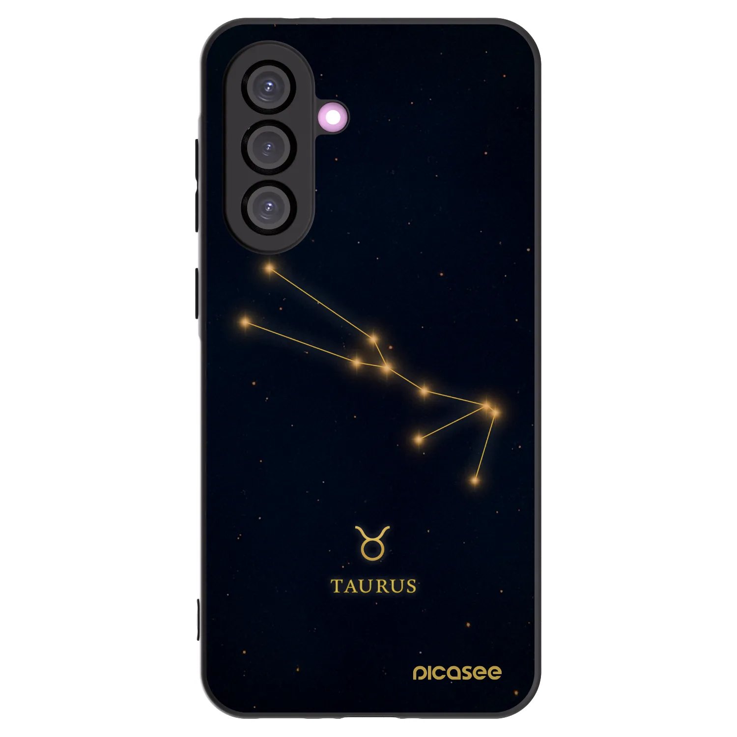 Picasee Μαύρη θήκη σιλικόνης για Samsung Galaxy A56 5G A566B - TAURUS