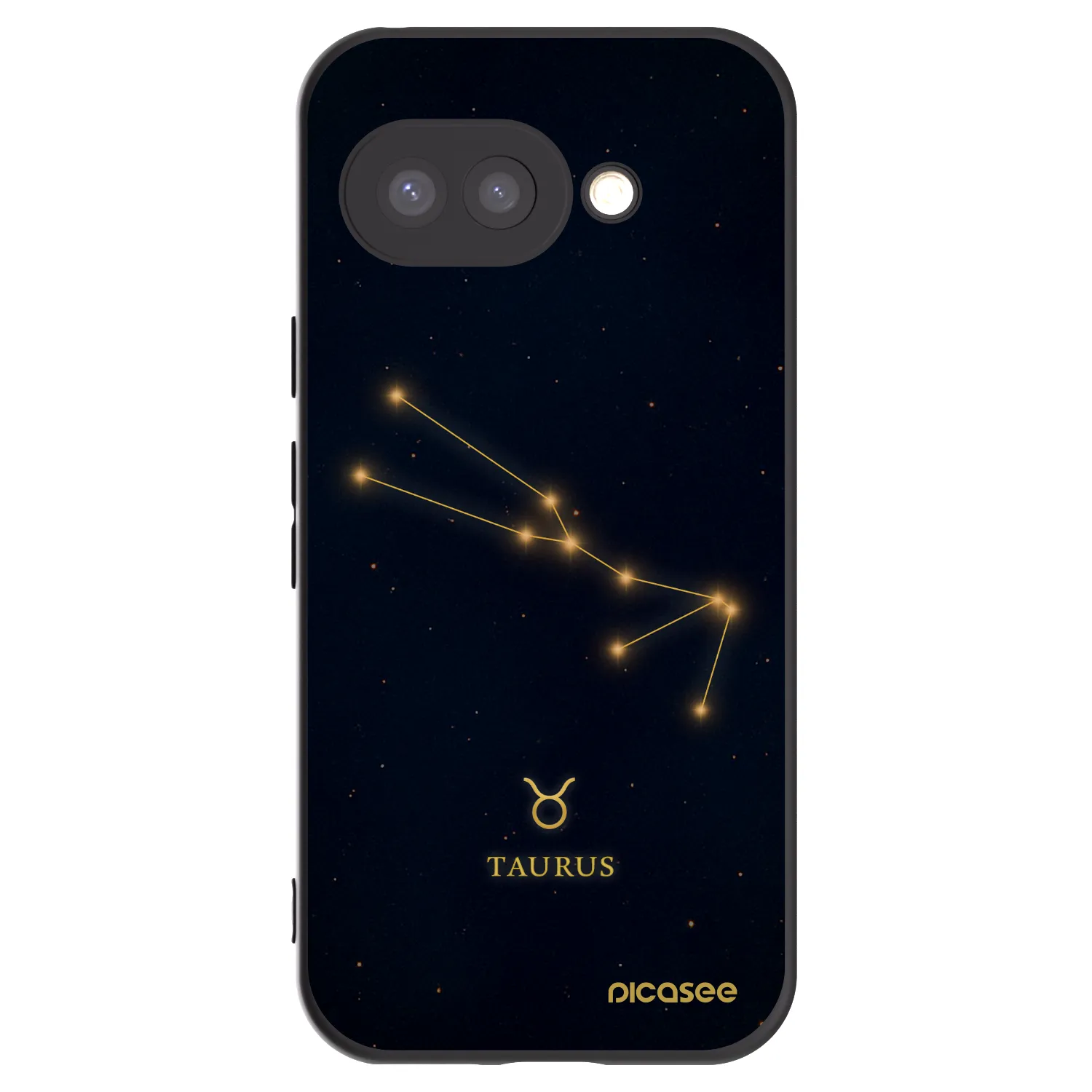 Picasee Μαύρη θήκη σιλικόνης για Google Pixel 9a - TAURUS