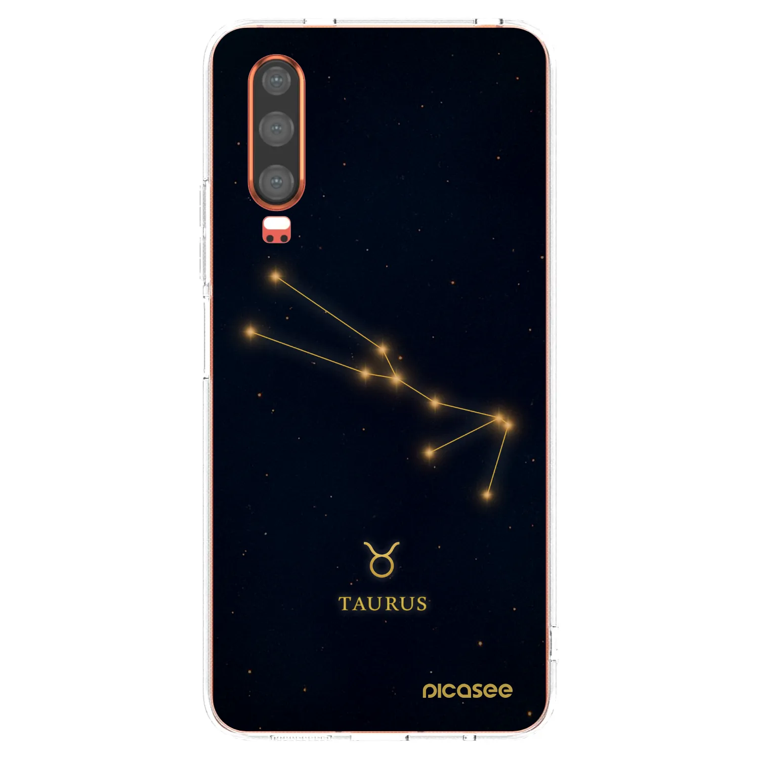 Picasee διαφανής θήκη σιλικόνης Huawei P30 - TAURUS