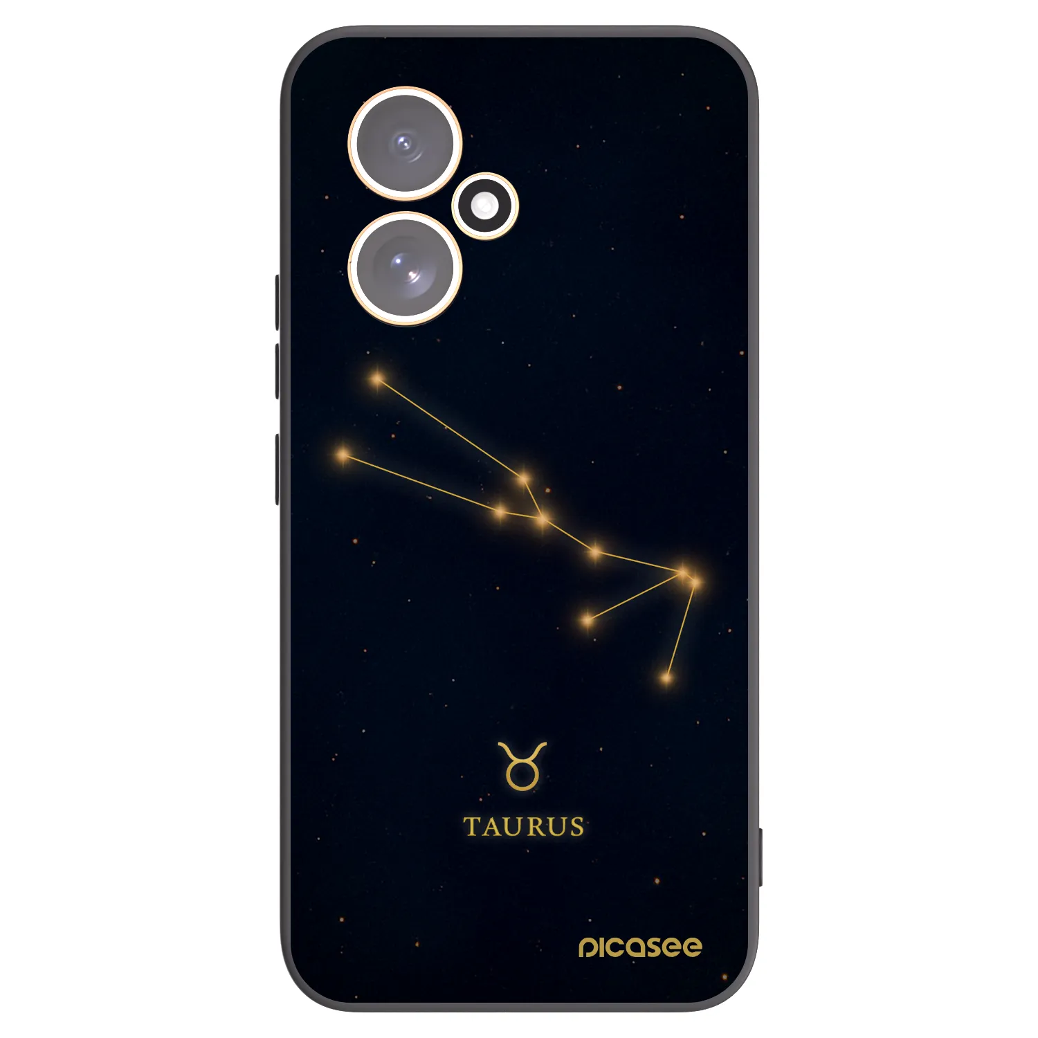 Picasee Μαύρη θήκη σιλικόνης για Honor 400 5G - TAURUS