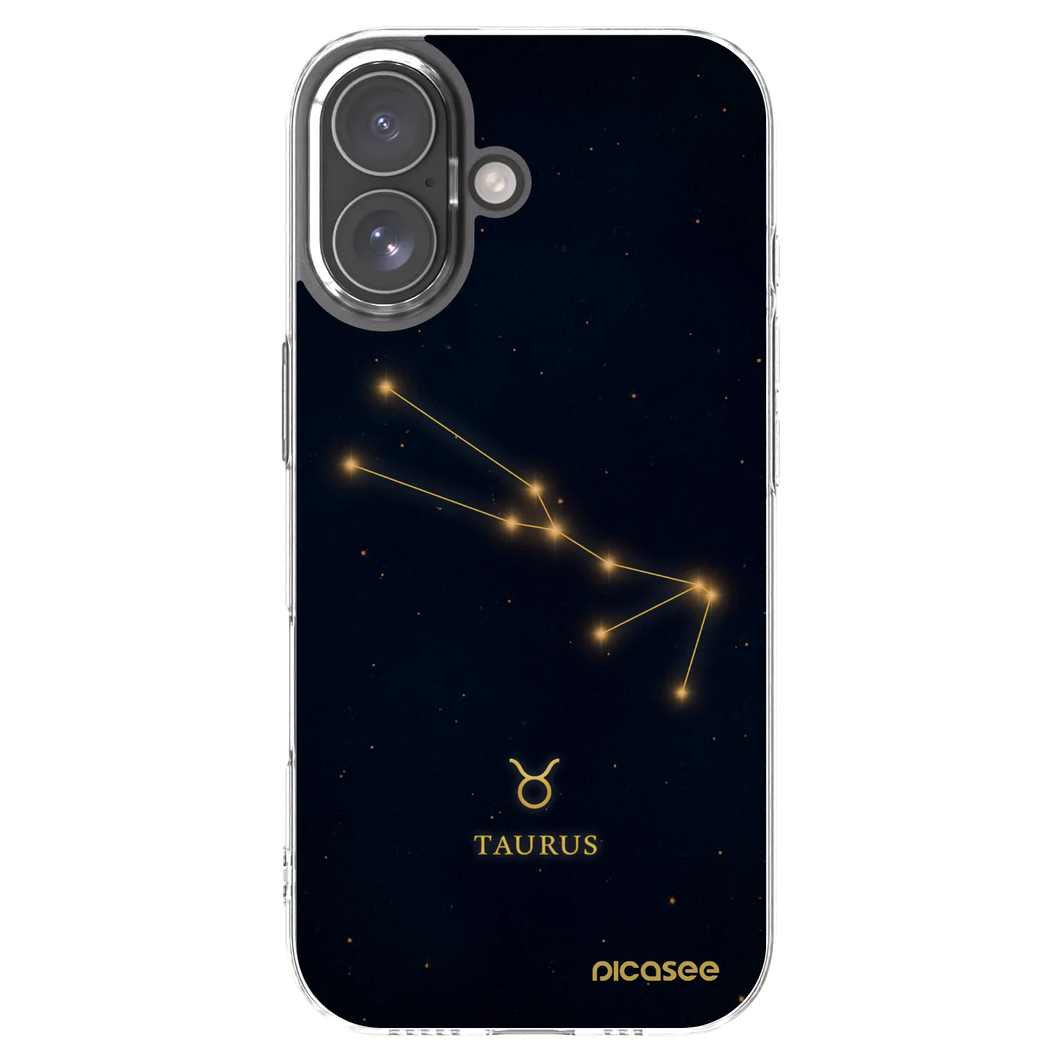 Picasee διαφανής θήκη σιλικόνης Apple iPhone 17 - TAURUS