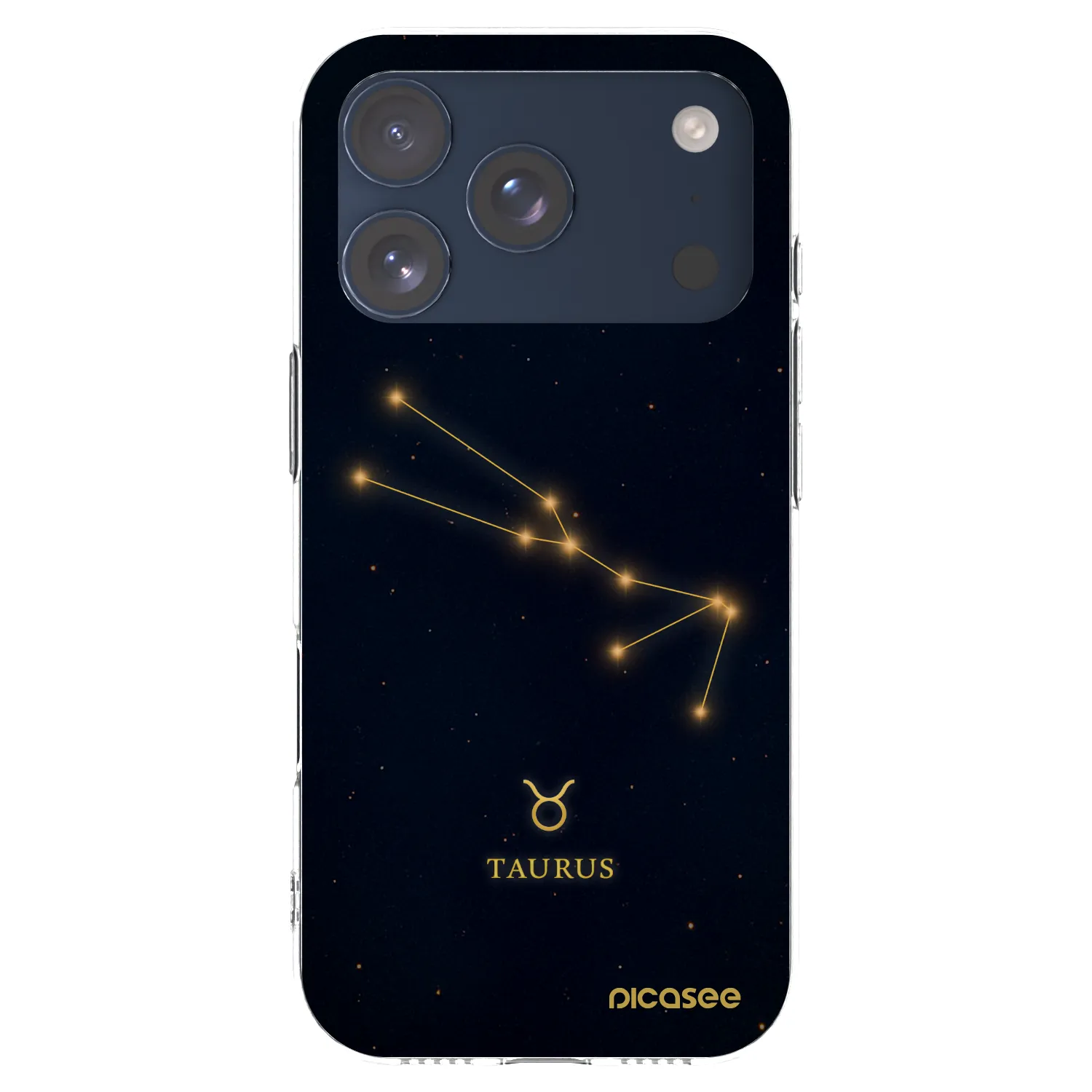 Picasee διαφανής θήκη σιλικόνης Apple iPhone 17 Pro - TAURUS