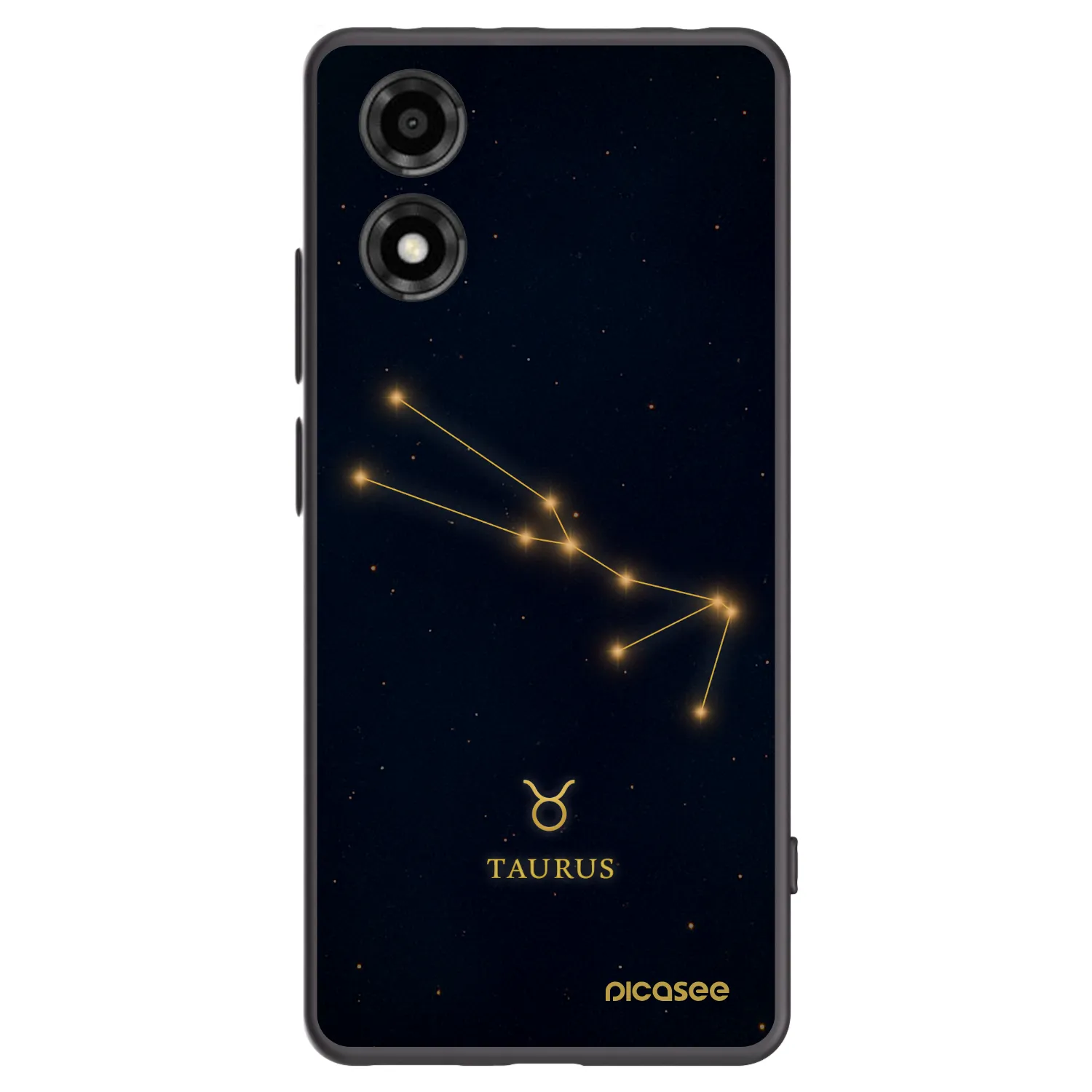 Picasee Μαύρη θήκη σιλικόνης για Motorola Moto E14 - TAURUS