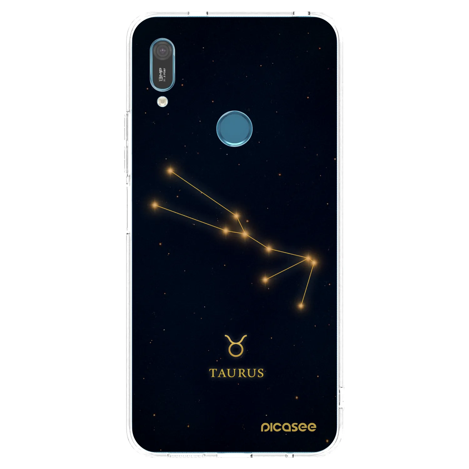 Picasee διαφανής θήκη σιλικόνης Huawei Y6 2019 - TAURUS