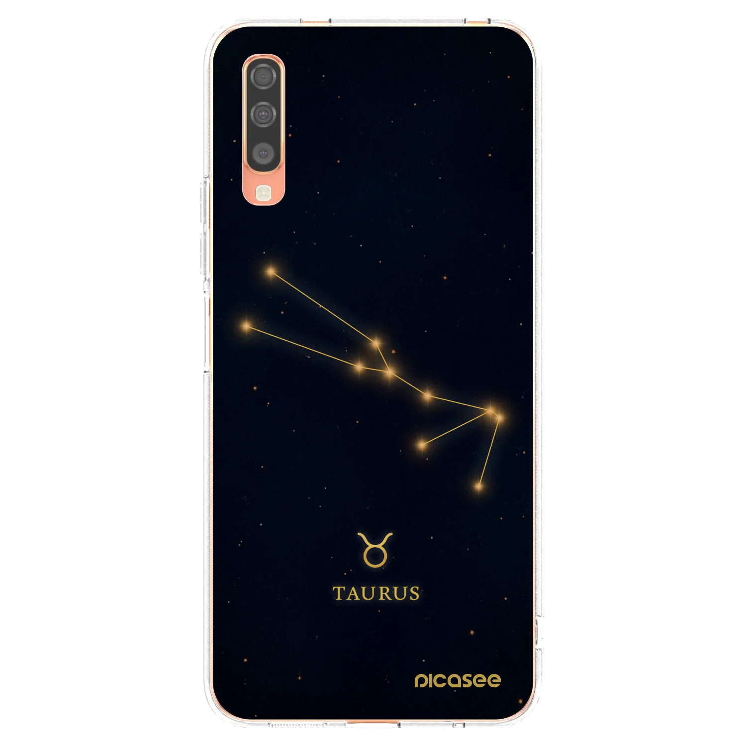 Picasee διαφανής θήκη σιλικόνης Samsung Galaxy A70 A705F - TAURUS