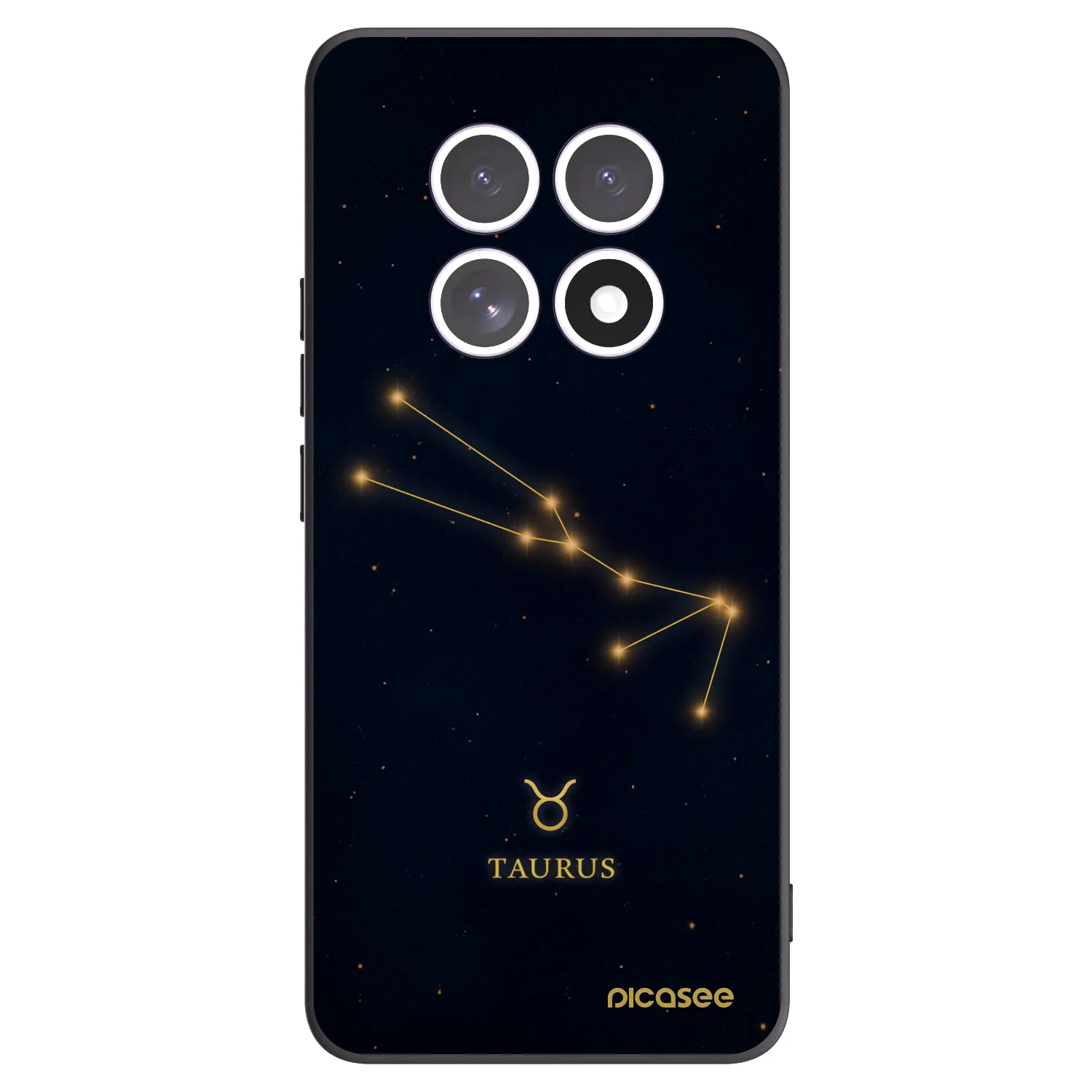 Picasee Μαύρη θήκη σιλικόνης για Xiaomi Redmi Note 15 - TAURUS