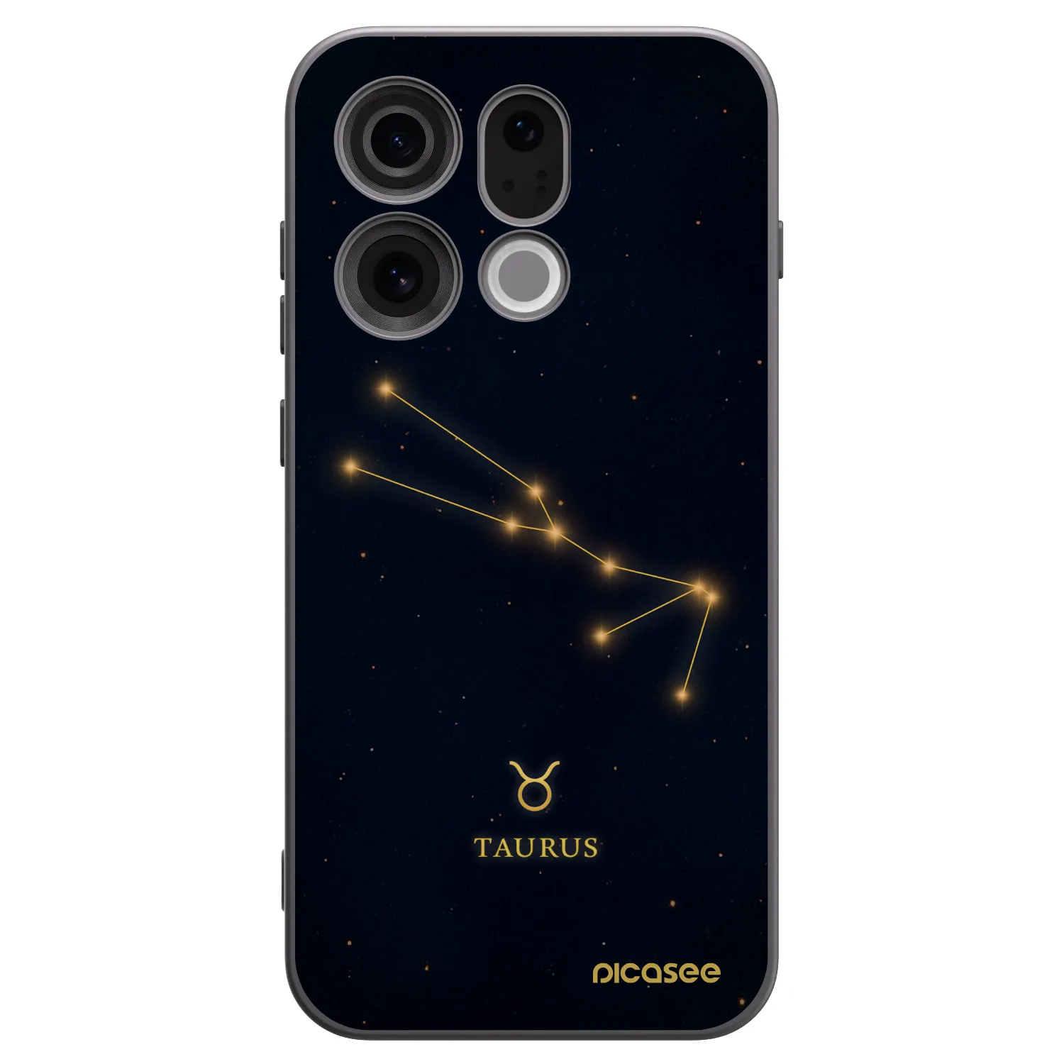 Picasee Μαύρη θήκη σιλικόνης για OPPO Find X9 - TAURUS