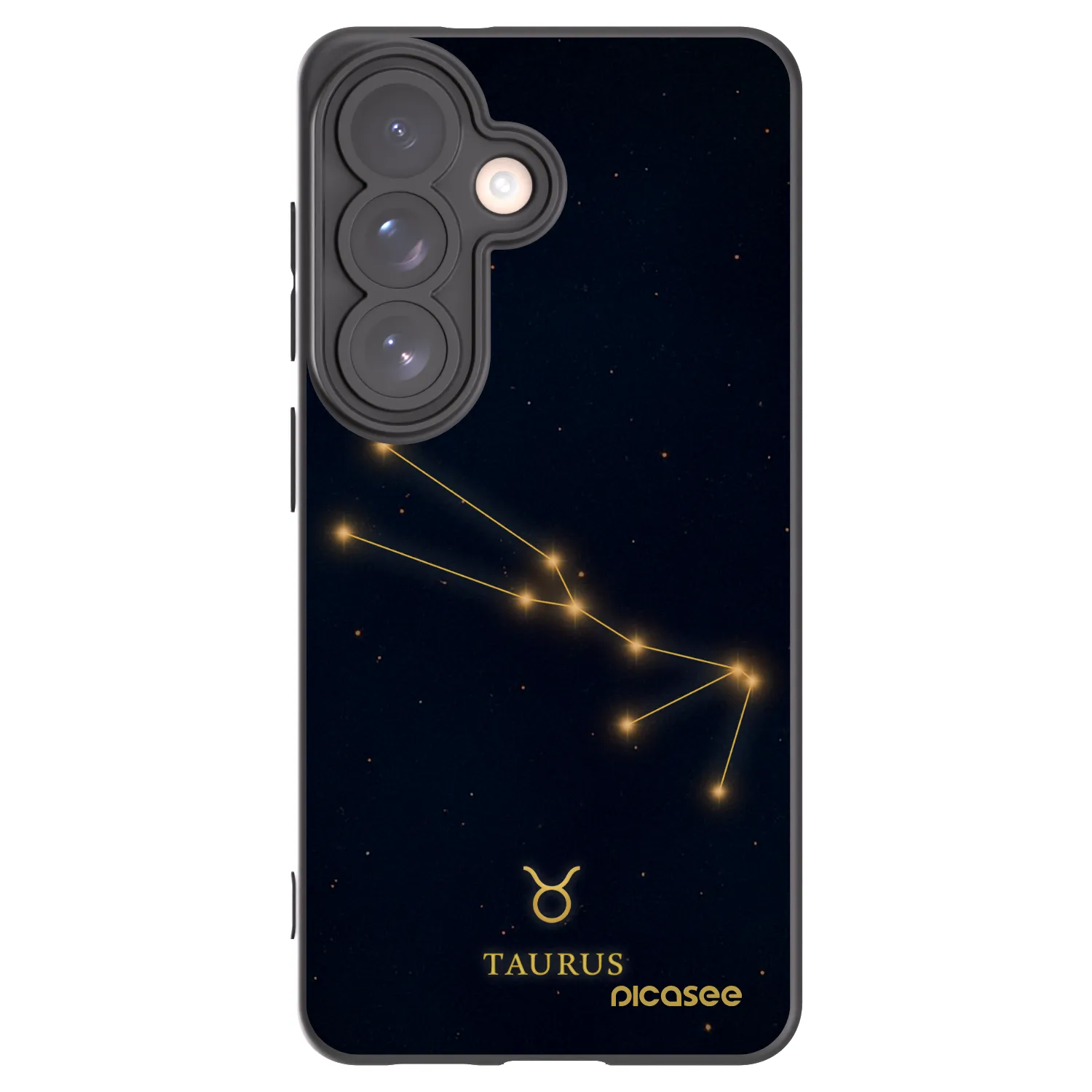 Picasee Μαύρη θήκη σιλικόνης για Samsung Galaxy S26 - TAURUS