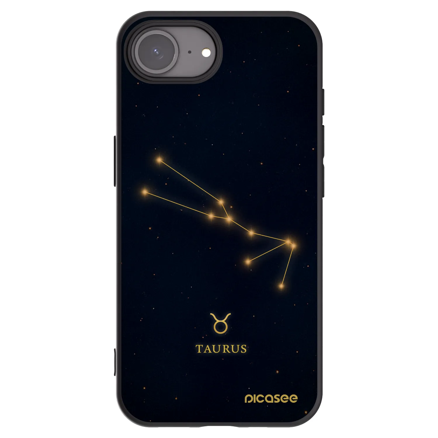 Picasee Μαύρη θήκη σιλικόνης για Apple iPhone 17e - TAURUS