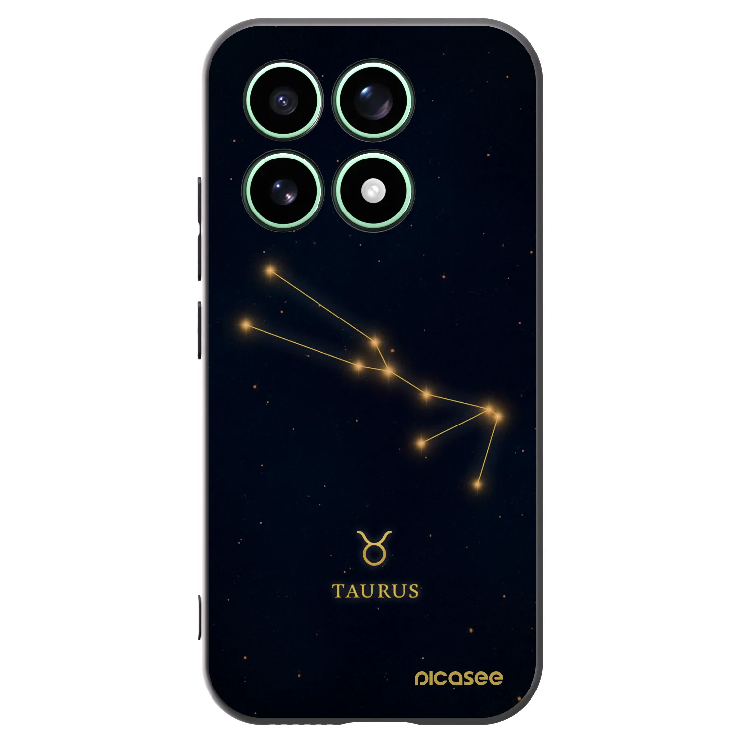 Picasee Μαύρη θήκη σιλικόνης για Xiaomi 17 - TAURUS