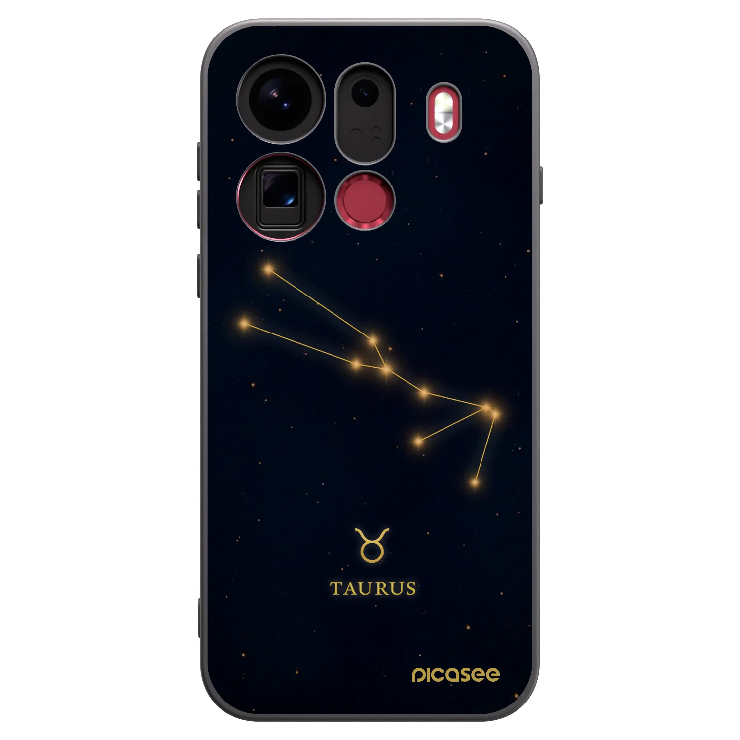 Picasee Μαύρη θήκη σιλικόνης για OPPO Find X9 Pro - TAURUS