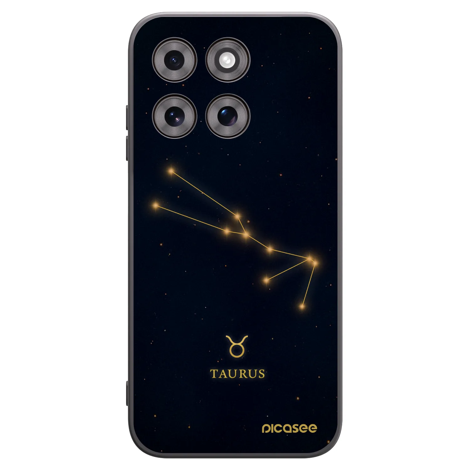 Picasee Μαύρη θήκη σιλικόνης για Motorola Moto G77 - TAURUS