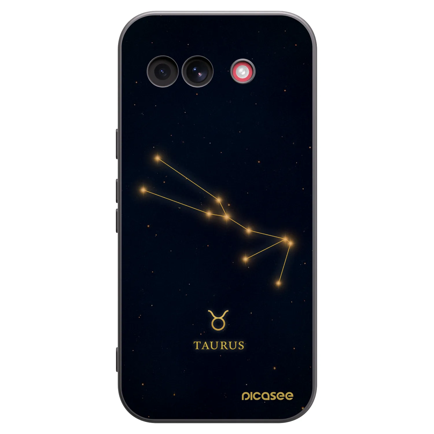 Picasee Μαύρη θήκη σιλικόνης για Google Pixel 10a - TAURUS