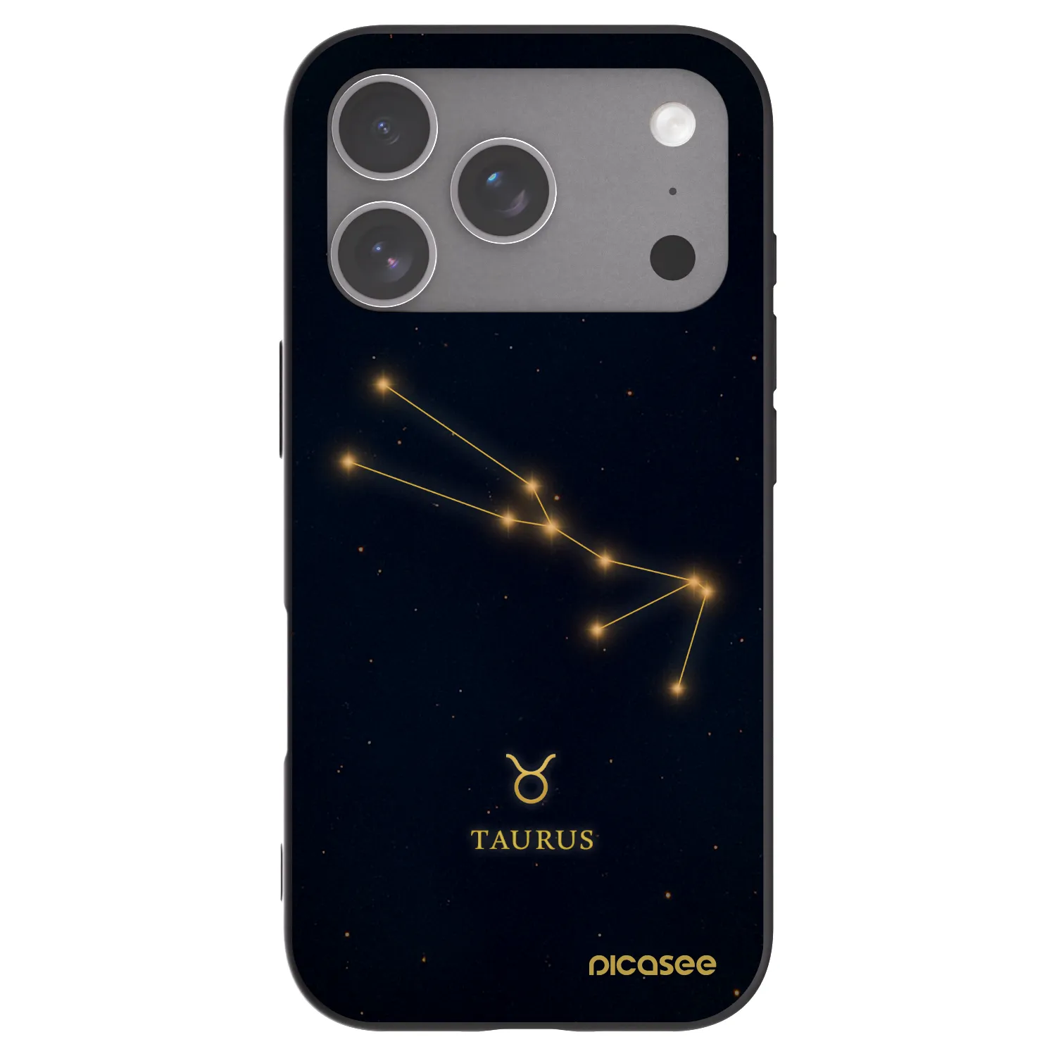 Picasee Μαύρη θήκη σιλικόνης για Apple iPhone 18 Pro - TAURUS