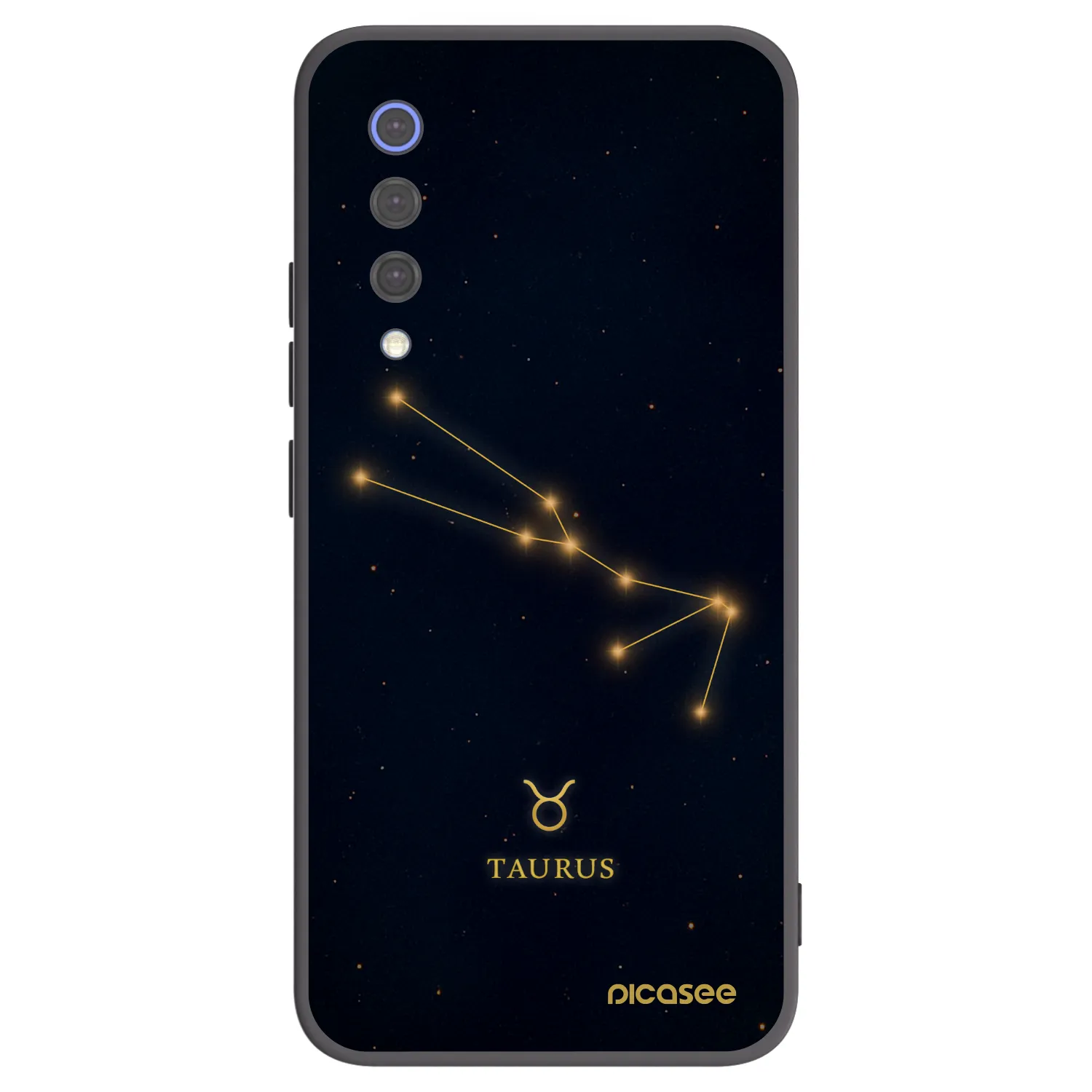 Picasee Μαύρη θήκη σιλικόνης για Xiaomi Mi 9 SE - TAURUS