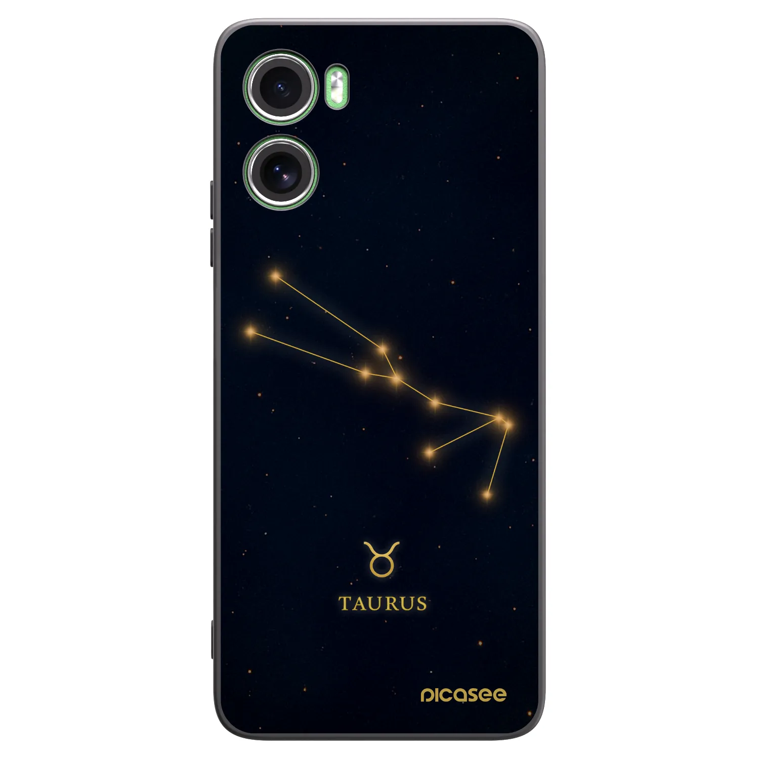 Picasee Μαύρη θήκη σιλικόνης για Motorola Moto G06 - TAURUS