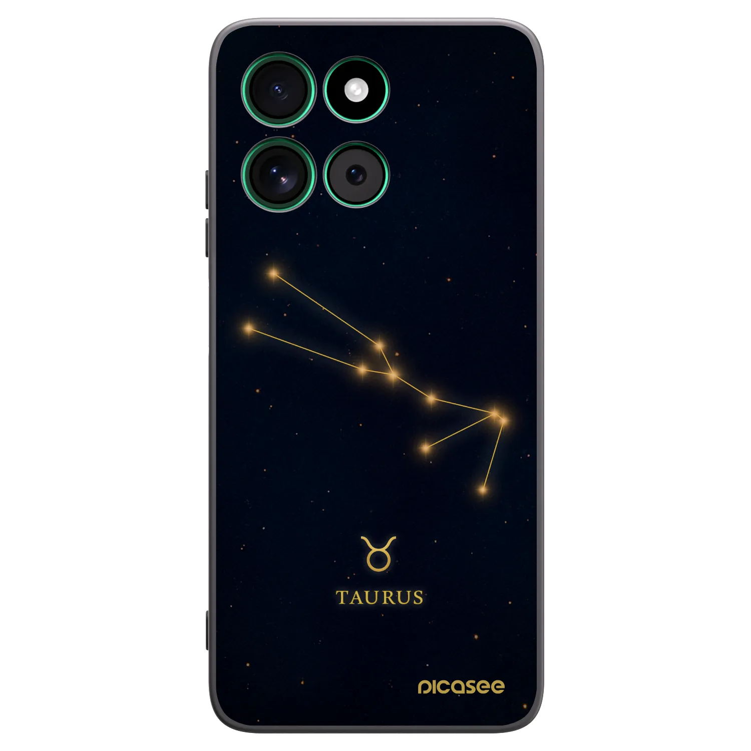 Picasee Μαύρη θήκη σιλικόνης για Motorola Moto G57 Power - TAURUS