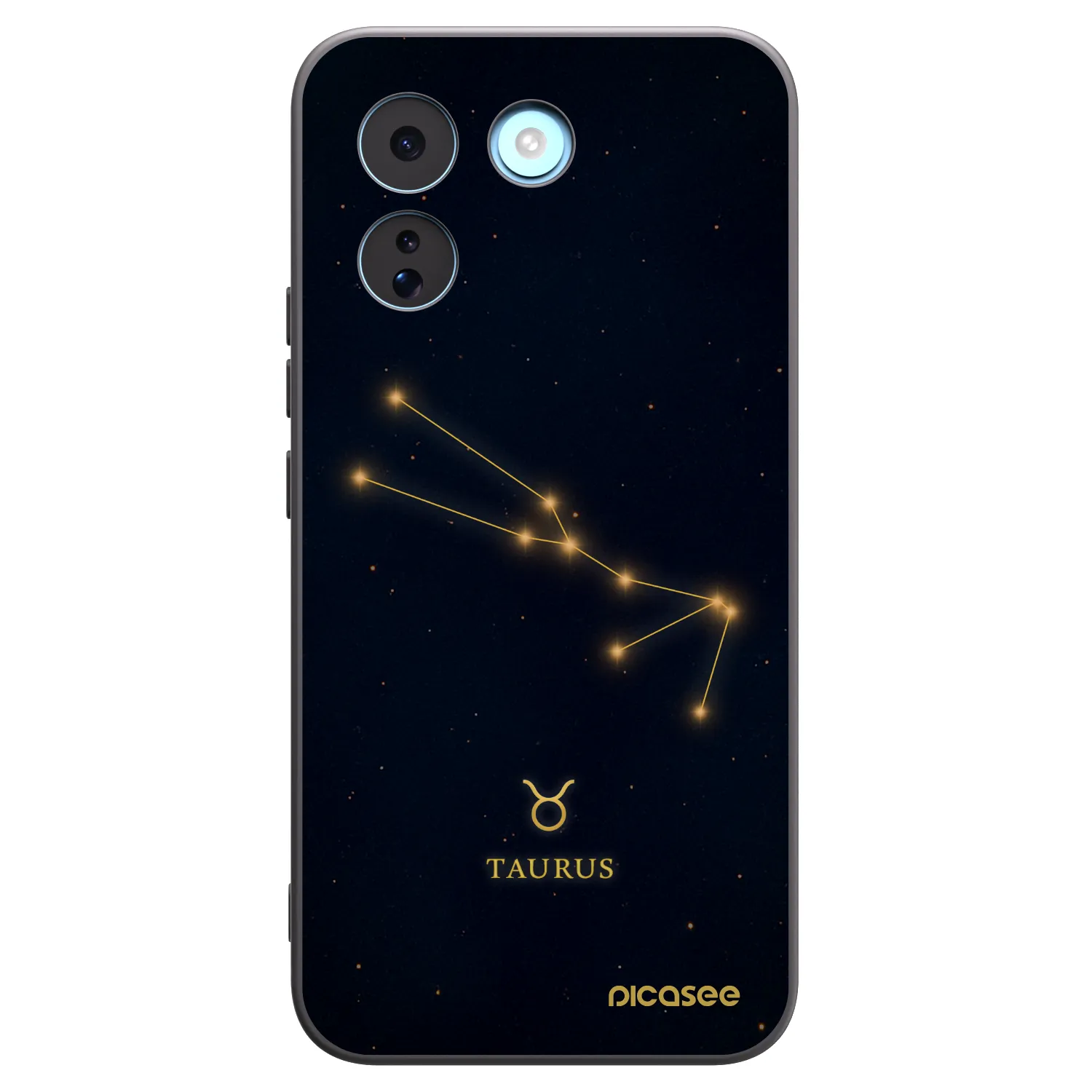 Picasee Μαύρη θήκη σιλικόνης για Xiaomi Redmi Note 17 Pro MAX 5G - TAURUS