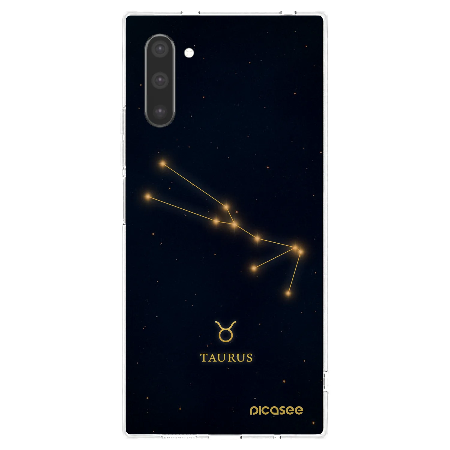 Picasee διαφανής θήκη σιλικόνης Samsung Galaxy Note 10 N970F - TAURUS