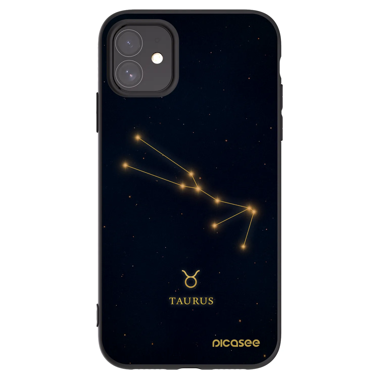 Picasee Μαύρη θήκη σιλικόνης για Apple iPhone 11 - TAURUS