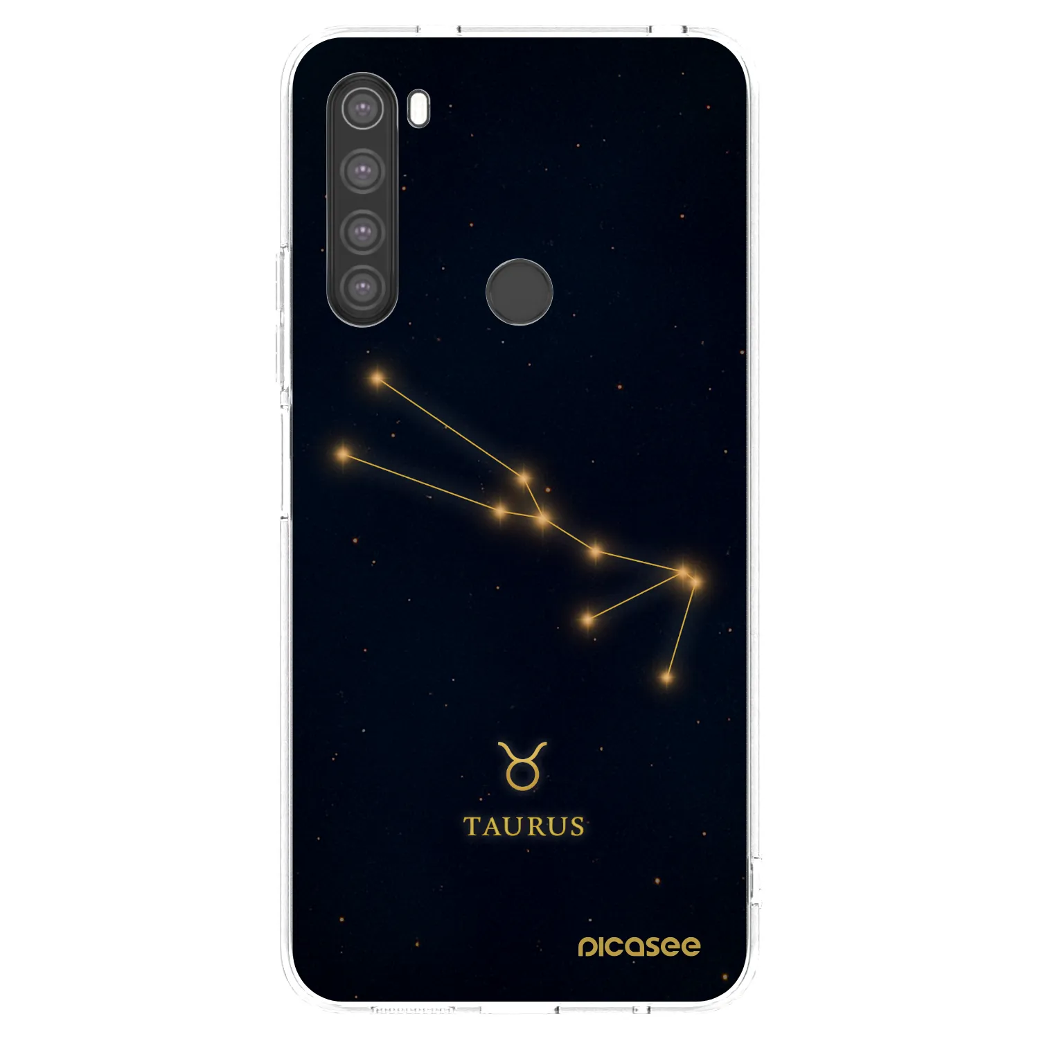 Picasee διαφανής θήκη σιλικόνης Xiaomi Redmi Note 8 - TAURUS