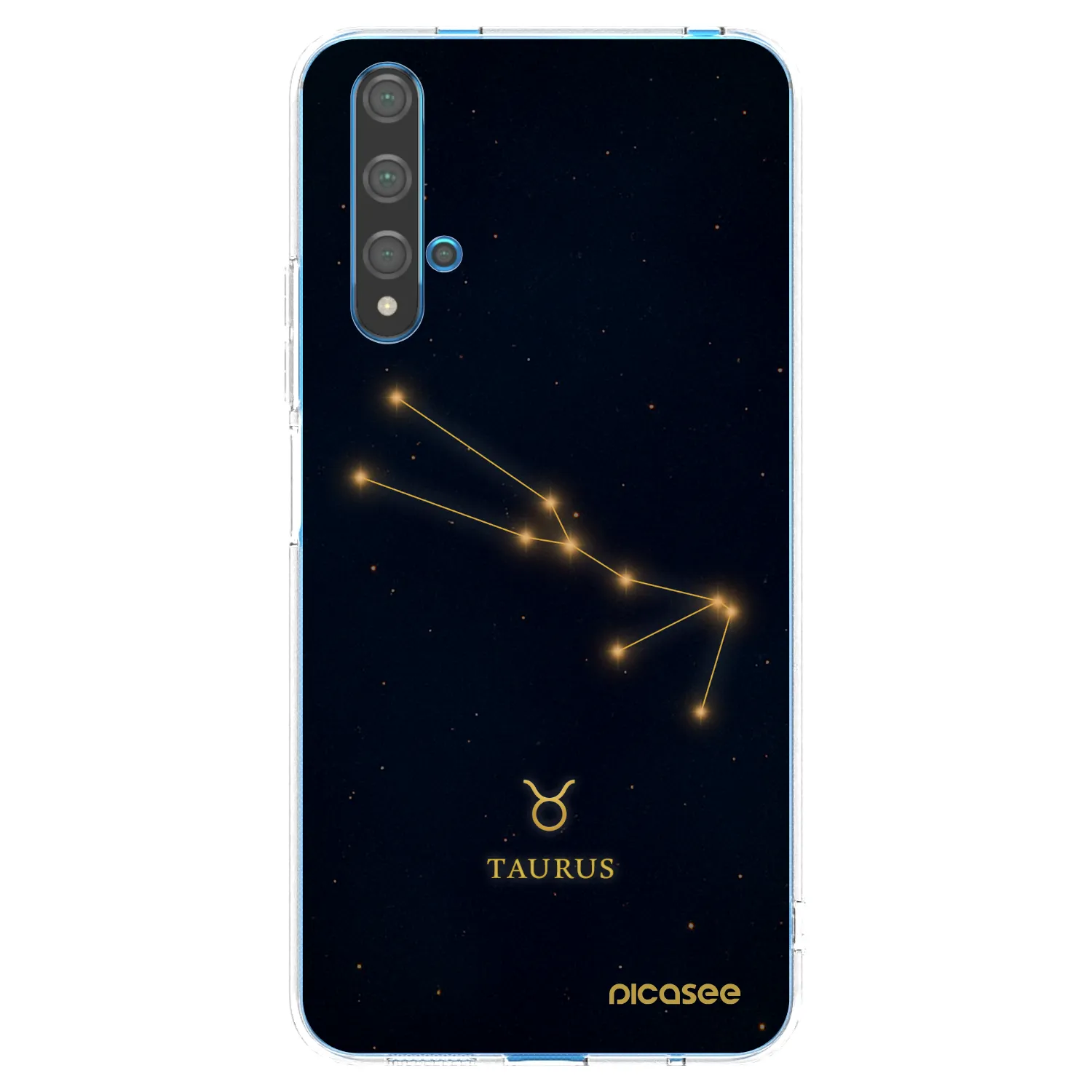 Picasee διαφανής θήκη σιλικόνης Huawei Nova 5T - TAURUS