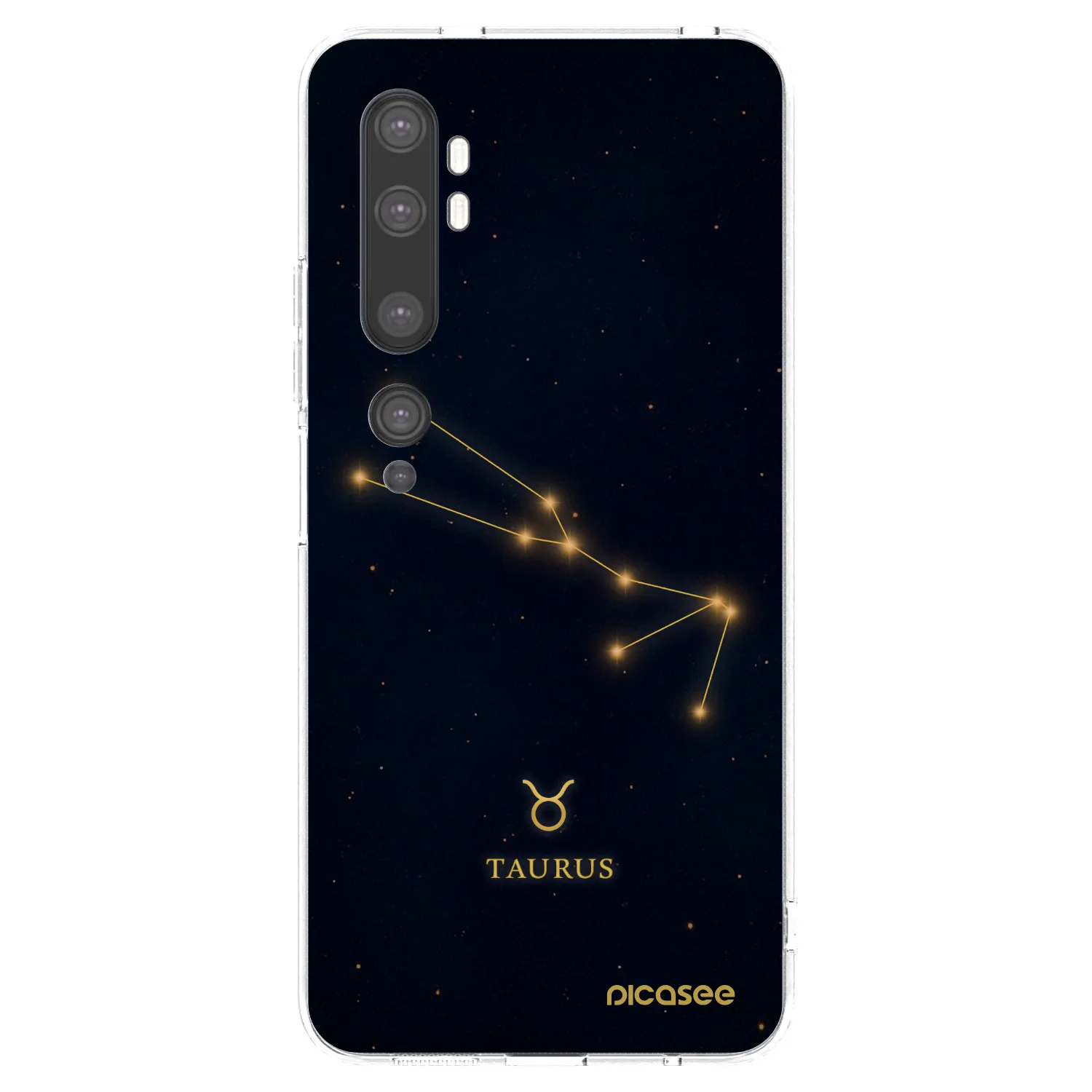 Picasee διαφανής θήκη σιλικόνης Xiaomi Mi Note 10 (Pro) - TAURUS