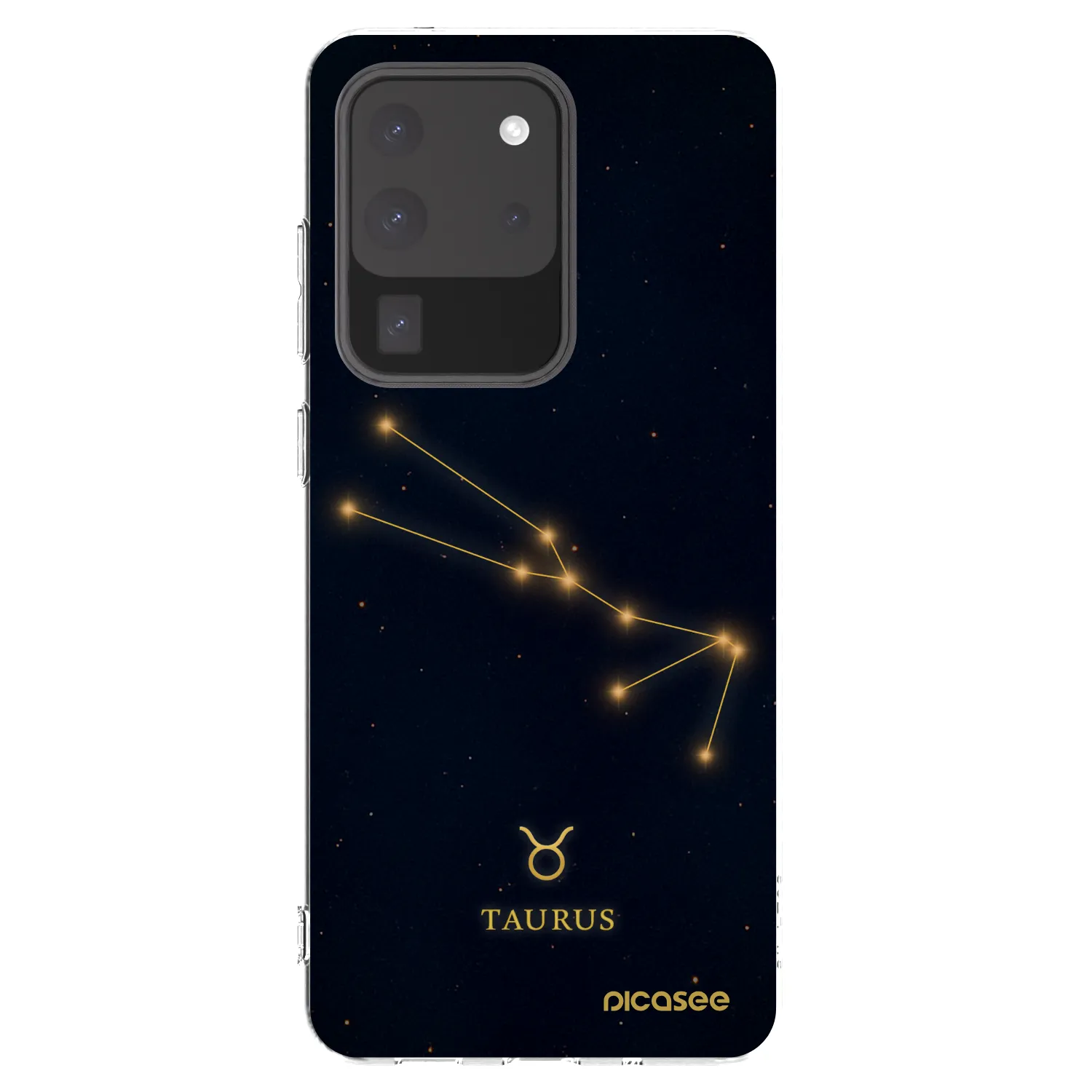 Picasee διαφανής θήκη σιλικόνης Samsung Galaxy S20 Ultra 5G G988F - TAURUS