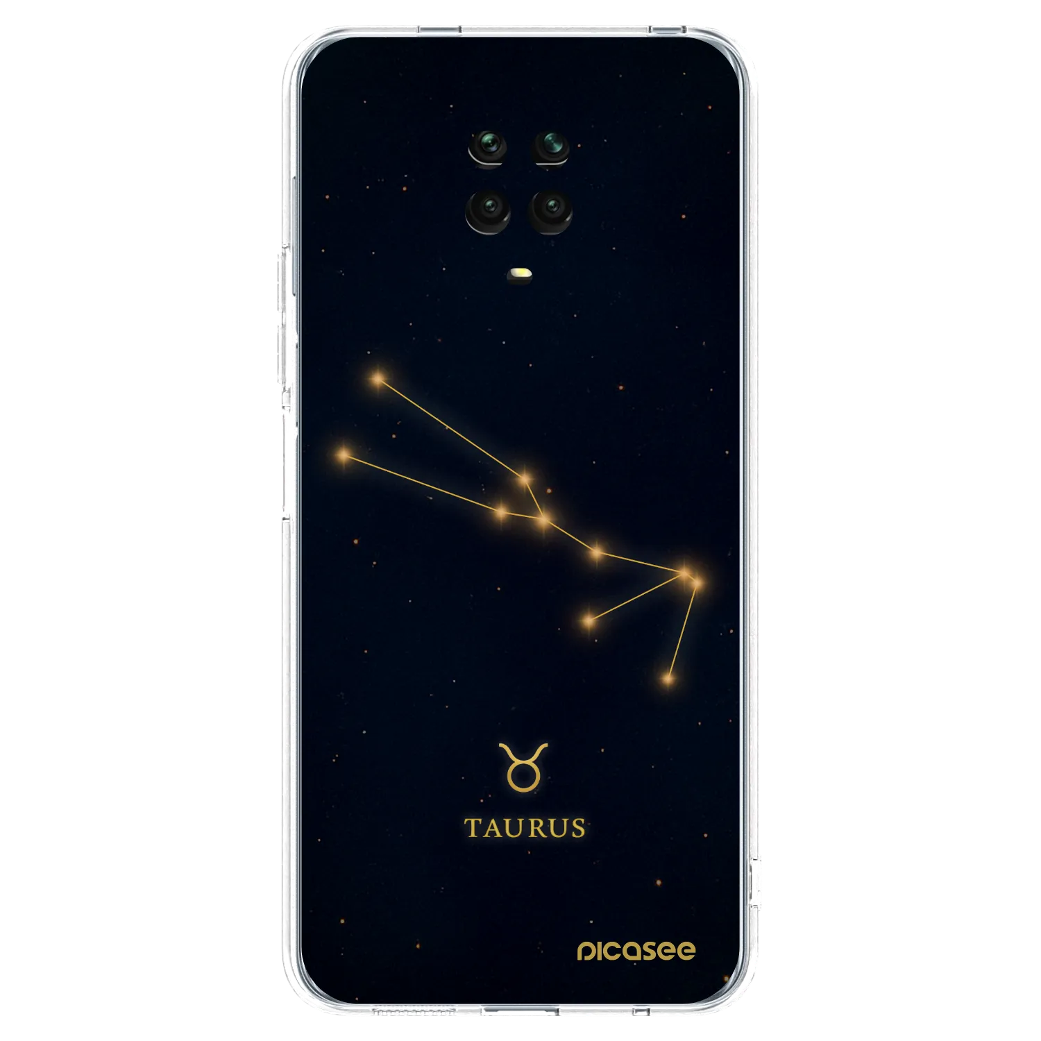 Picasee διαφανής θήκη σιλικόνης Xiaomi Redmi Note 9 Pro - TAURUS