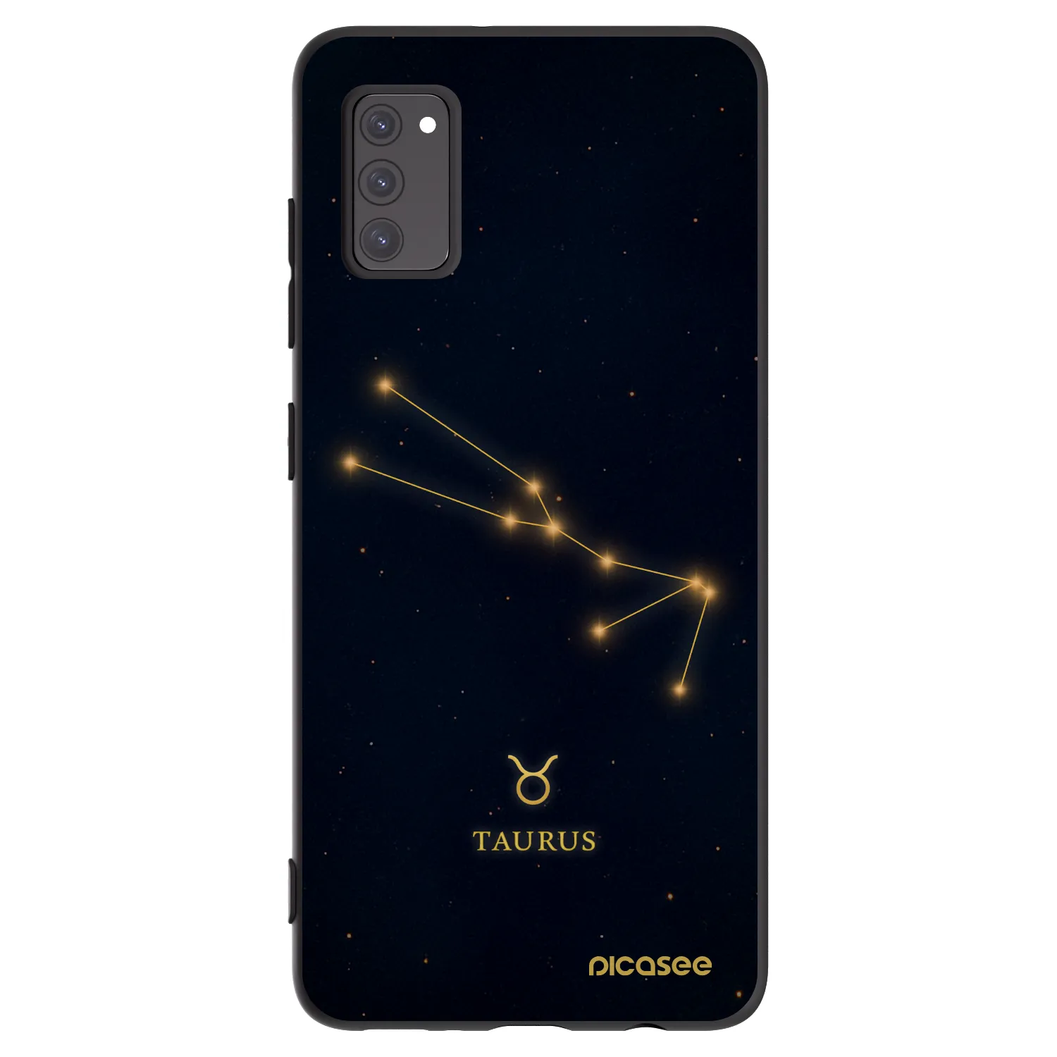 Picasee Μαύρη θήκη σιλικόνης για Samsung Galaxy A41 A415F - TAURUS
