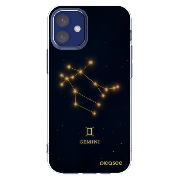 Picasee διαφανής θήκη σιλικόνης Apple iPhone 12 mini - GEMINI
