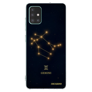 Picasee διαφανής θήκη σιλικόνης Samsung Galaxy M51 M515F - GEMINI