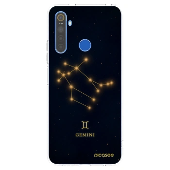 Picasee διαφανής θήκη σιλικόνης Realme 5 - GEMINI