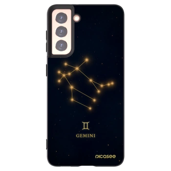 Picasee Μαύρη θήκη σιλικόνης για Samsung Galaxy S21 5G G991B - GEMINI
