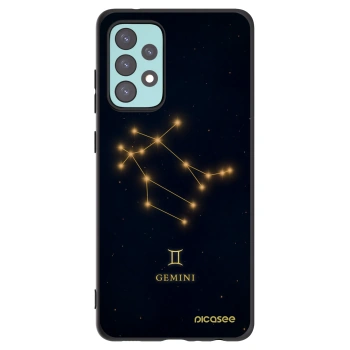 Picasee Μαύρη θήκη σιλικόνης για Samsung Galaxy A72 A725F - GEMINI