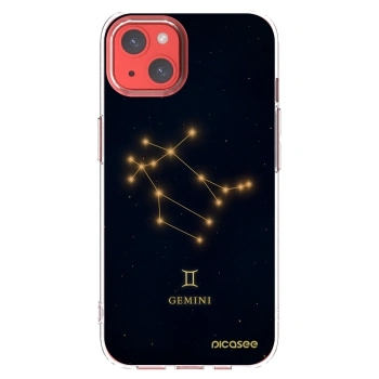 Picasee διαφανής θήκη σιλικόνης Apple iPhone 13 - GEMINI