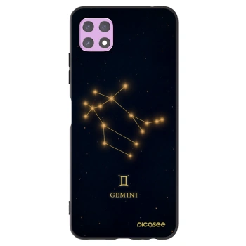 Picasee Μαύρη θήκη σιλικόνης για Samsung Galaxy A22 A226B 5G - GEMINI